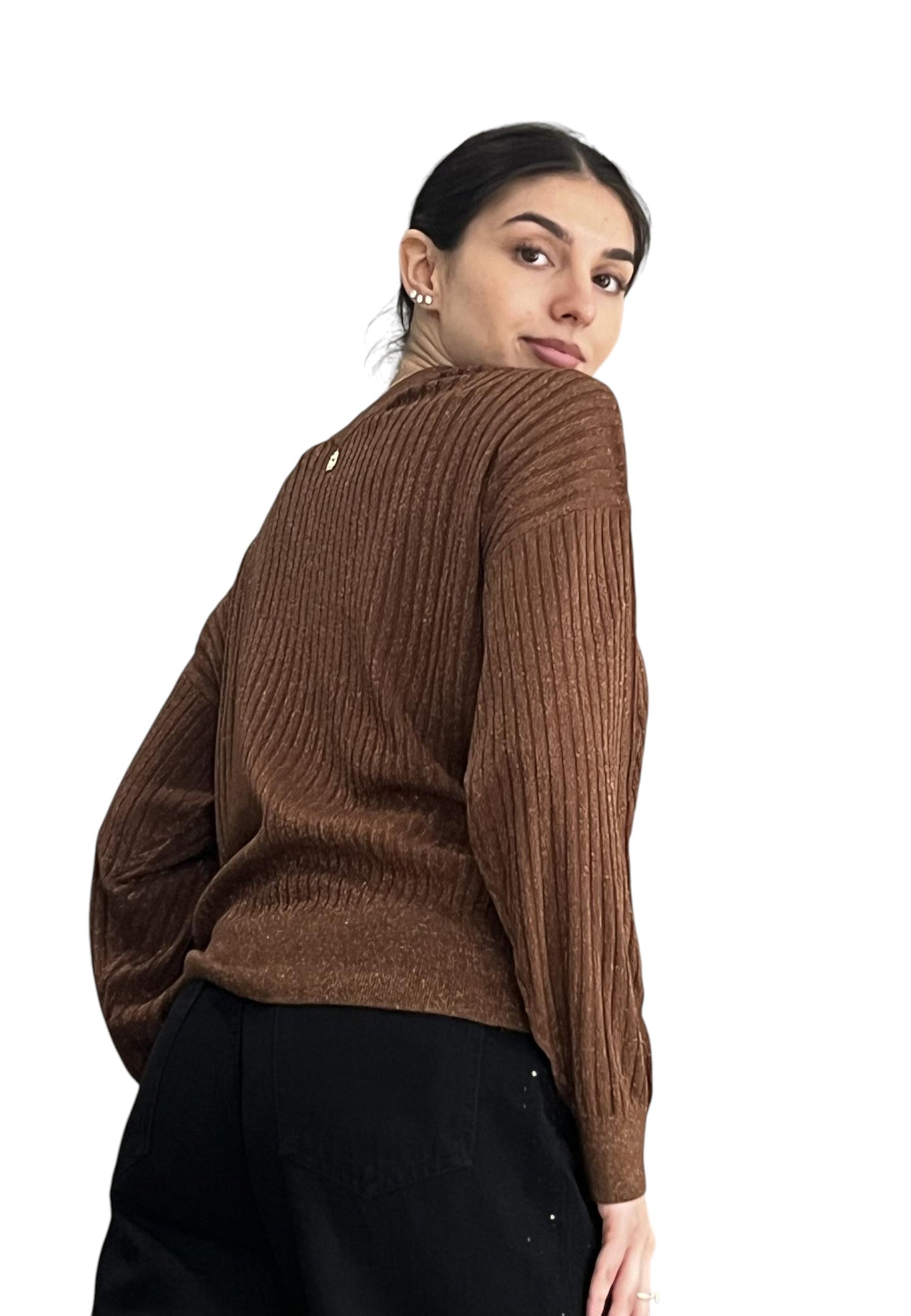 Maglione Scollo A V Donna Liu Jo MF5390MS46J