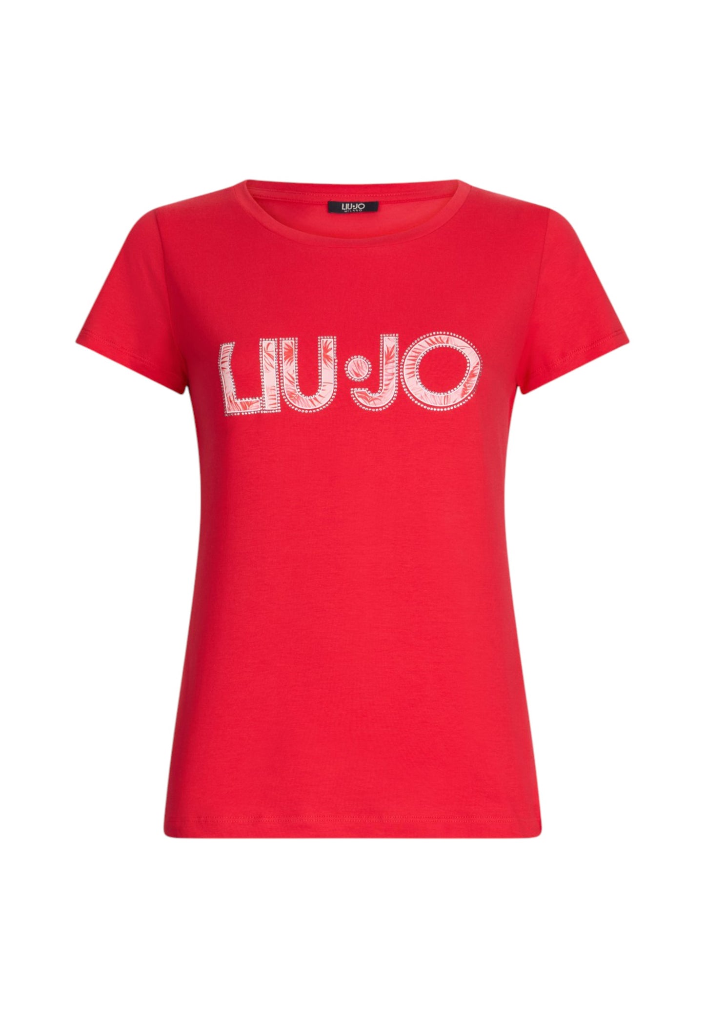 T-Shirt Manica Corta Donna Liu Jo Pink Palm
