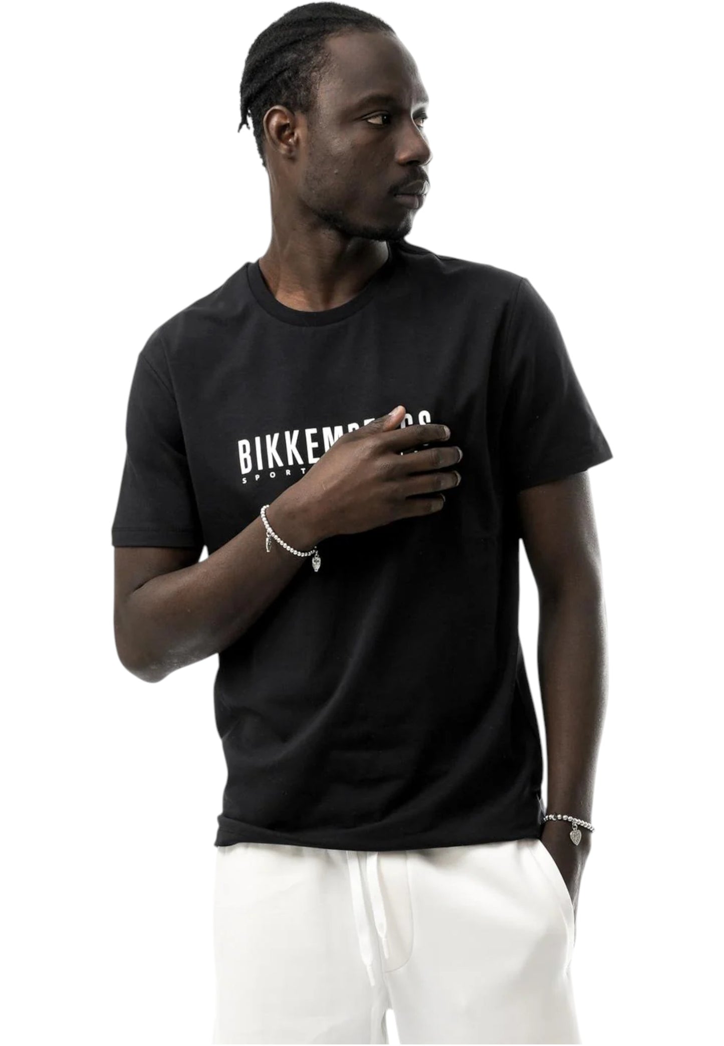 T-Shirt Manica Corta Uomo Bikkembergs Stampa Logo