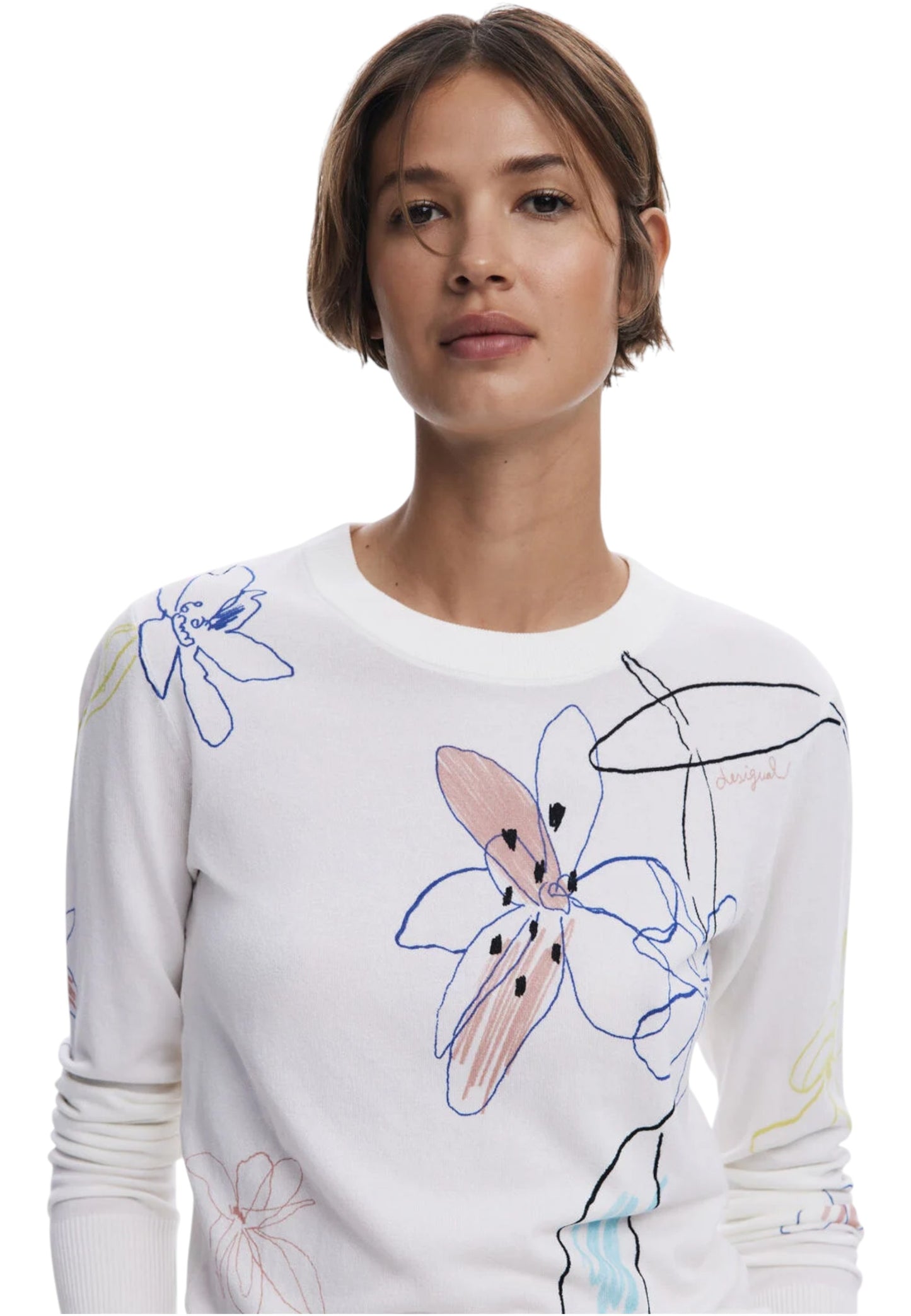 Maglione Donna Desigual Jers Arty 25WWJF33
