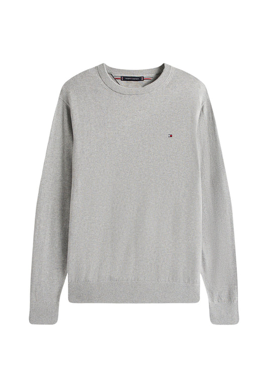 Maglione A Girocollo Uomo Tommy Hilfiger Organic Cotton Cashmere Pima MW0MW28046