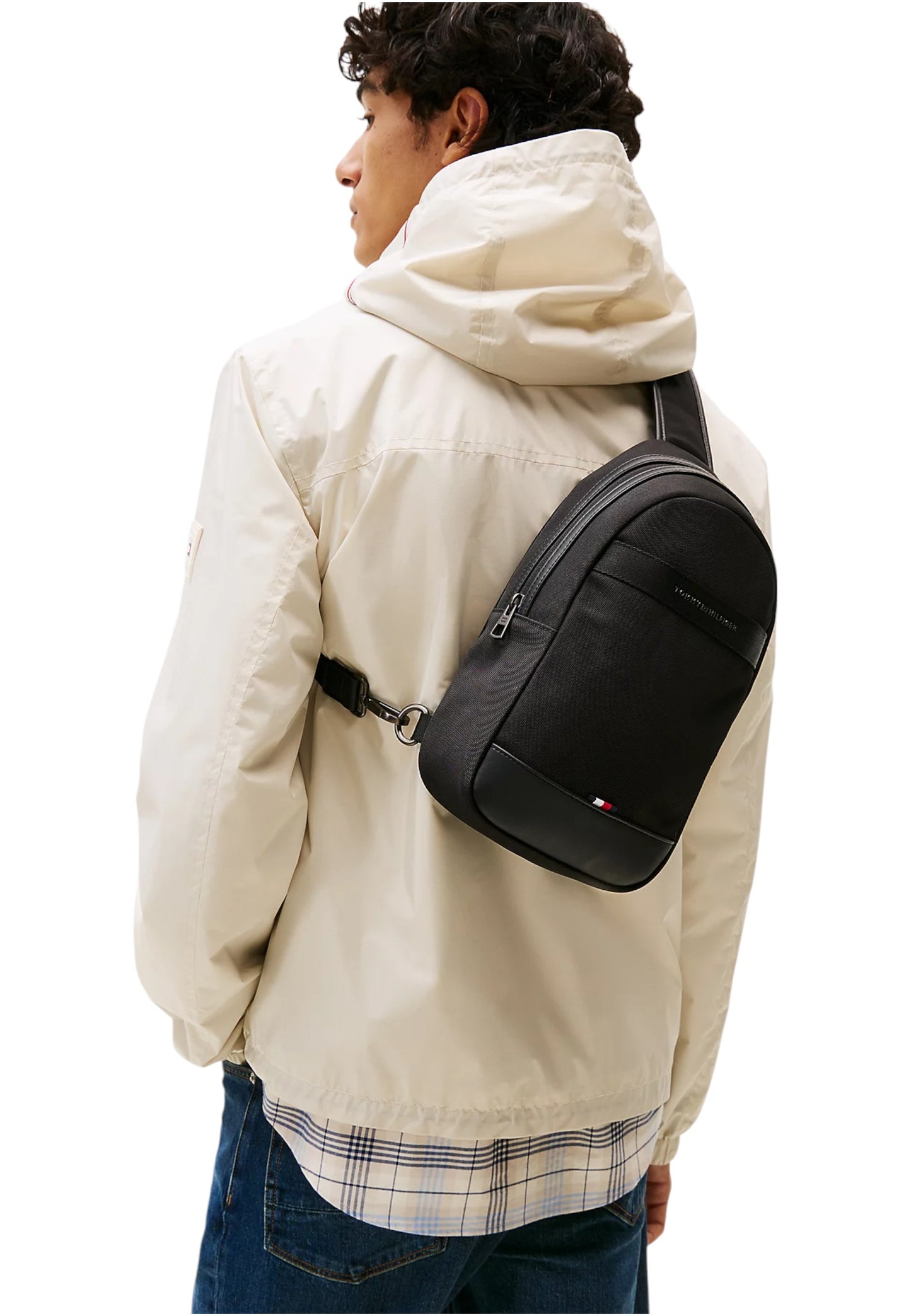 Zaino Monospalla Uomo Tommy Hilfiger Th Nylon Travel