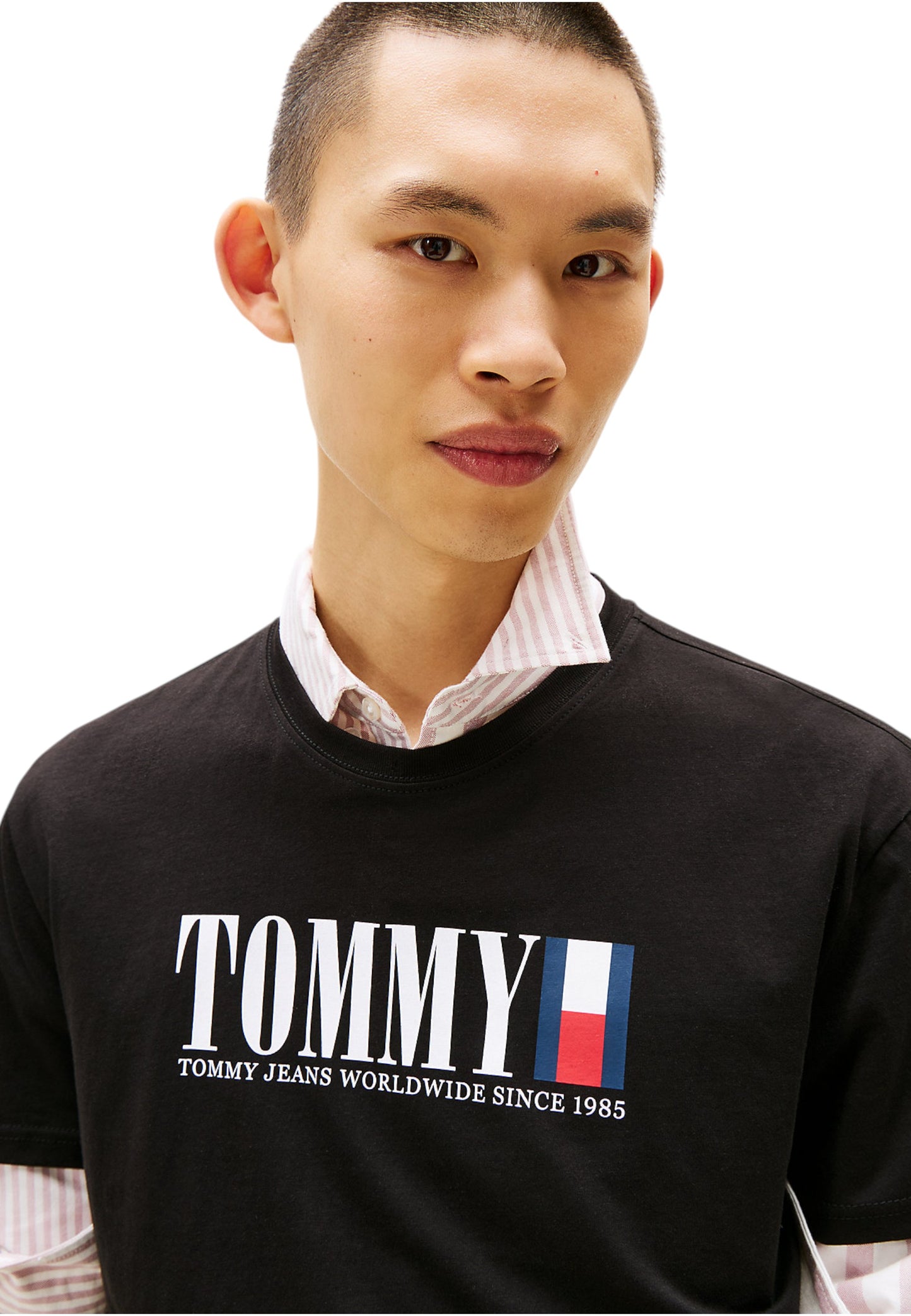 T-Shirt Manica Corta Uomo Tommy Jeans Tjm Regular Tommy Dna Flag DM0DM21941