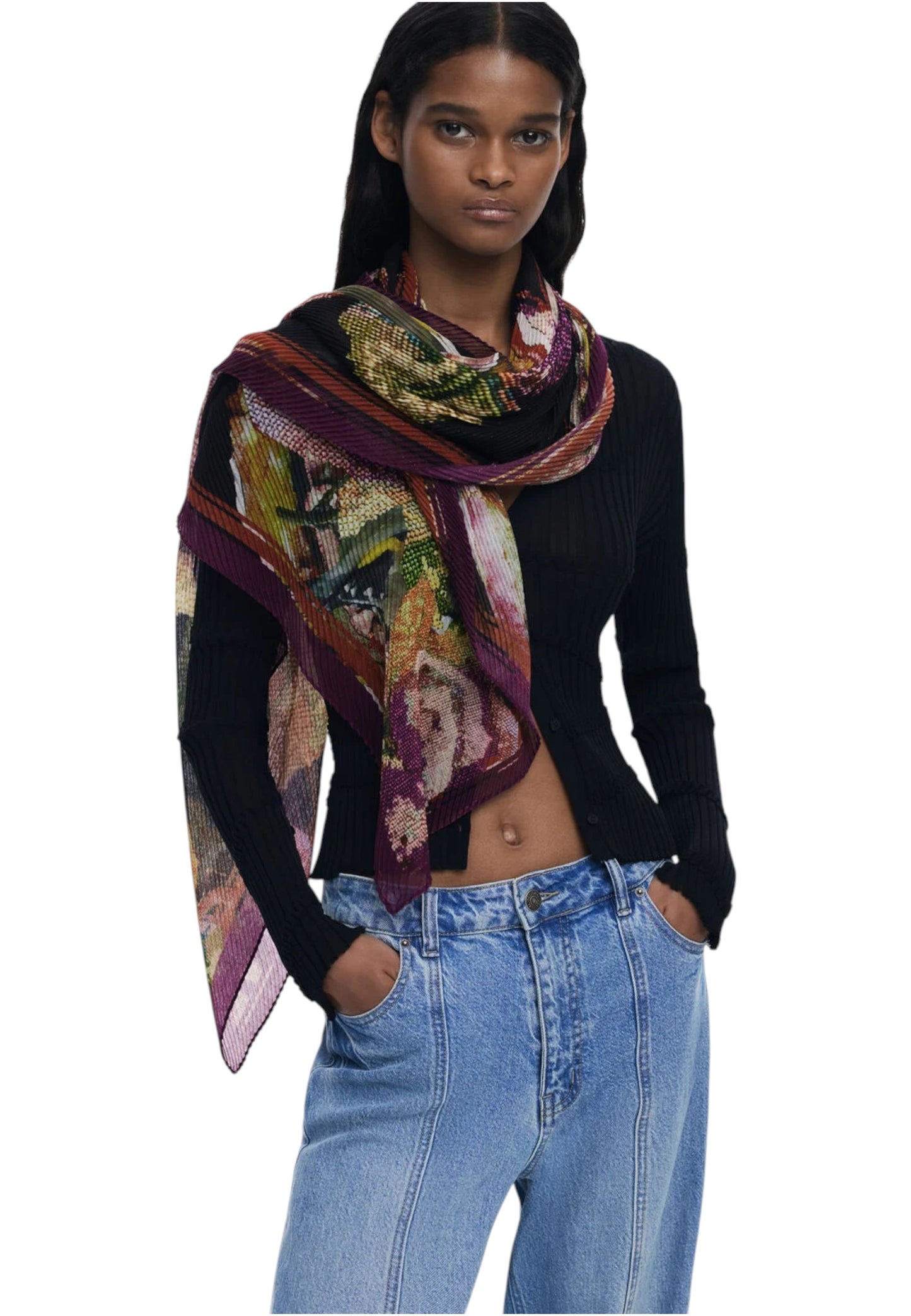 Foulard Donna Desigual Fou Bird Lacroix 25WAWA04
