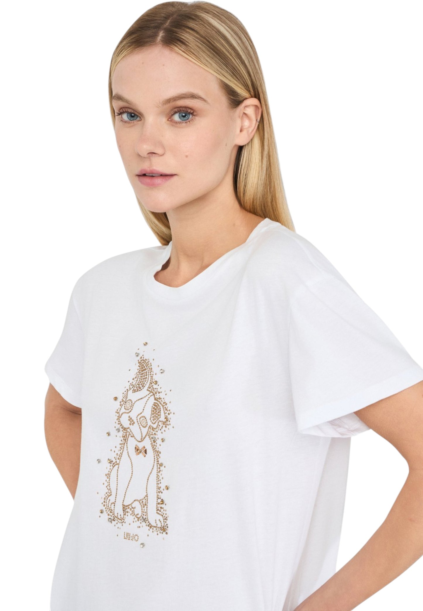 T-Shirt Manica Corta Donna Liu Jo Dog Fashion MF5412JS923