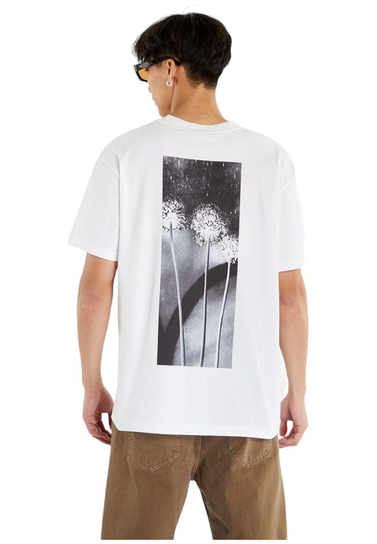 T-Shirt Manica Corta Uomo Calvin klein Jeans Flower Back Graphic J30J323548