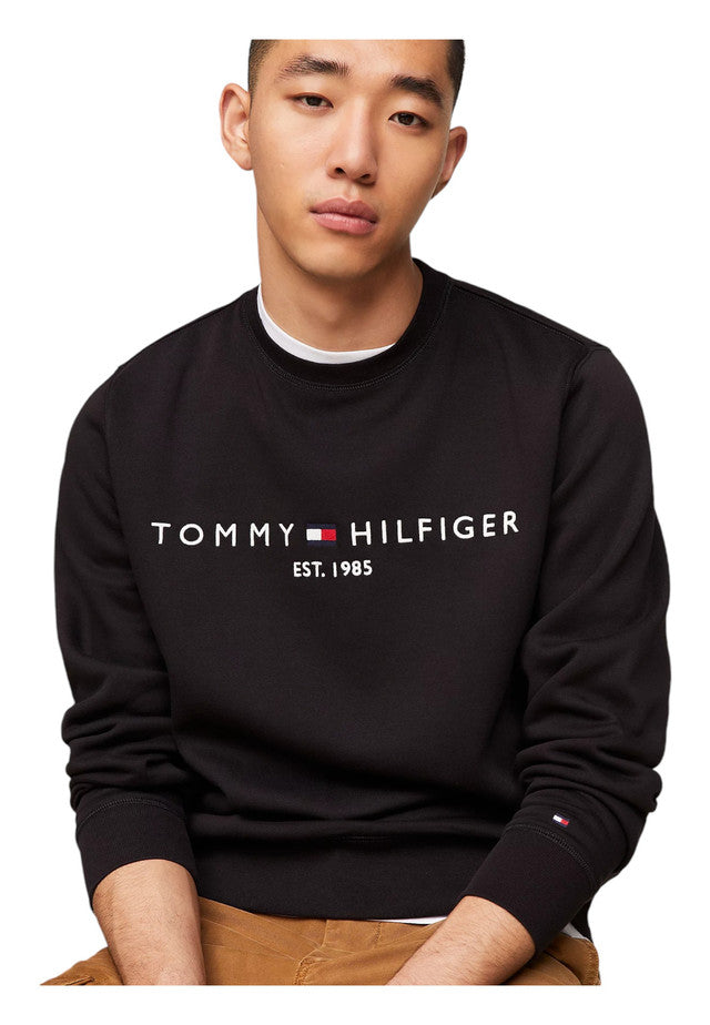Felpa A Girocollo Uomo Tommy Hilfiger Tommy Logo MW0MW11596