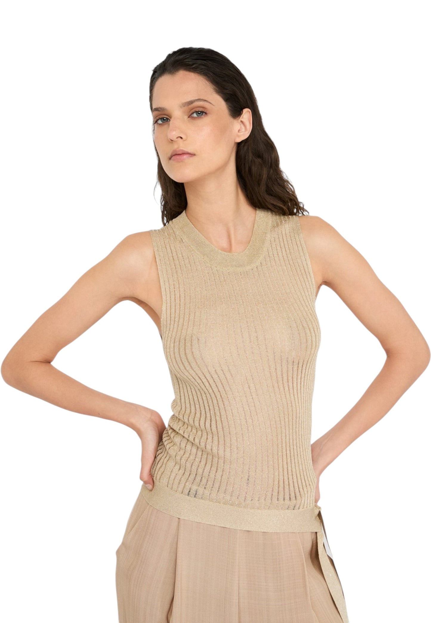 Top Donna Liu Jo In Maglia CF5102MS015