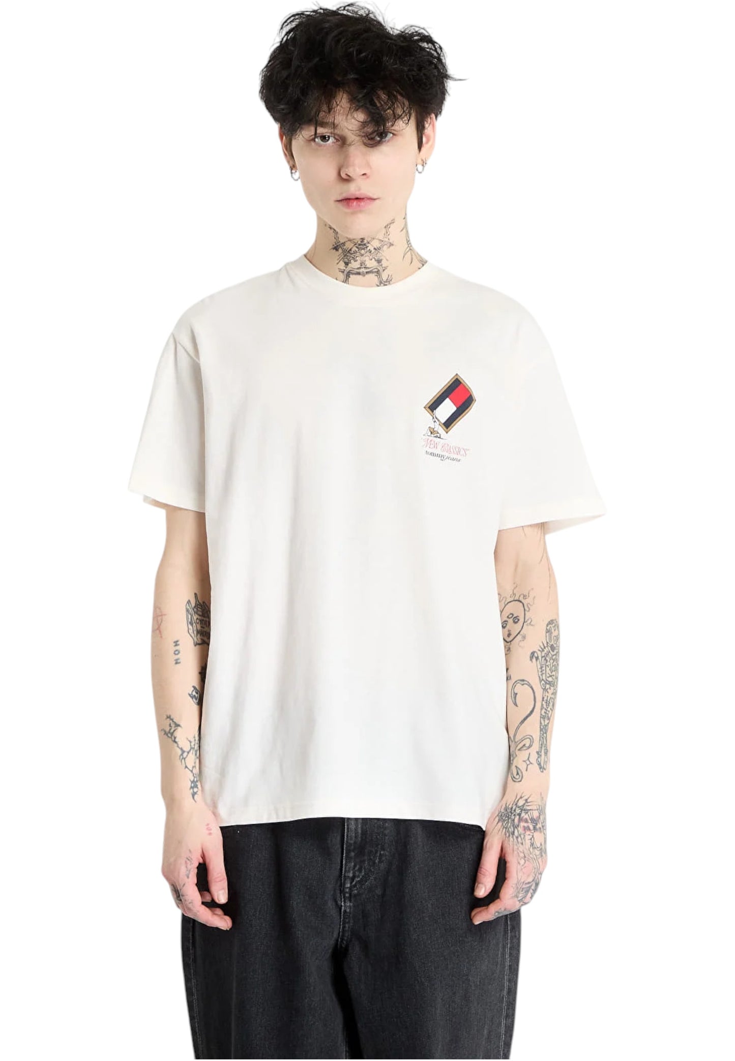 T-Shirt Manica Corta Uomo Tommy Jeans  Tjm Rlx Novelty 1