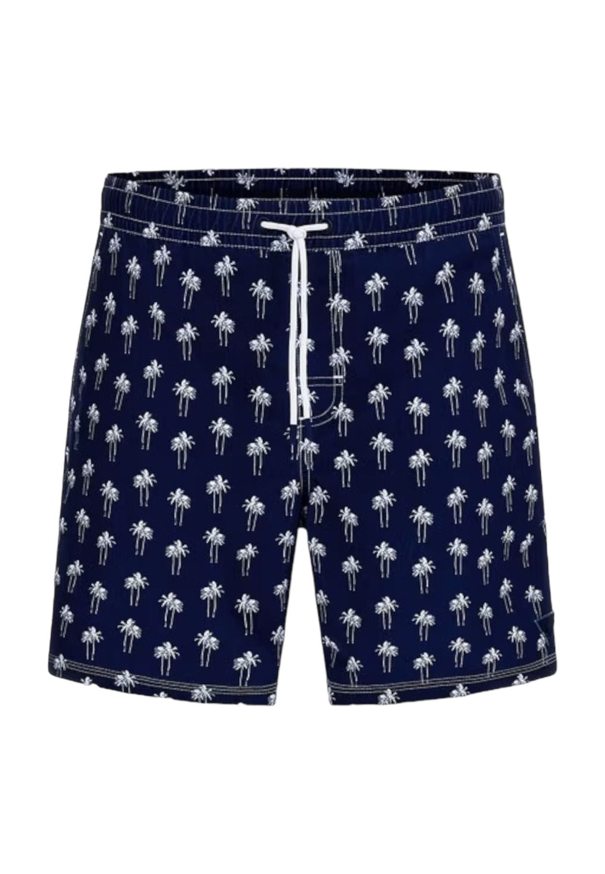 Costume da bagno Short Uomo Guess Swimtrunk Medium Palms Aop F3GT11WF9K0