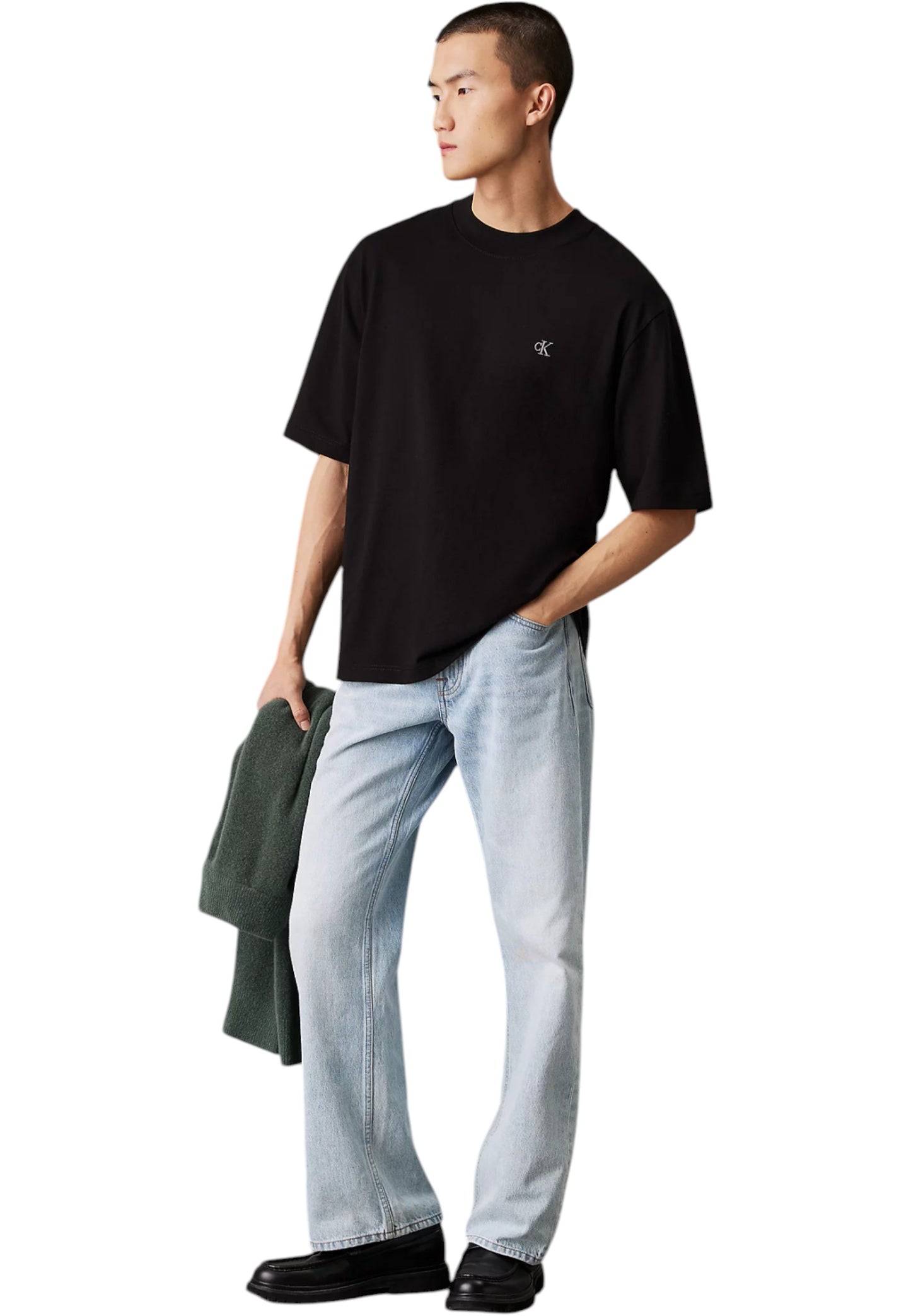 T-Shirt Manica Corta Uomo Calvin klein Jeans  Heavy Relaxed