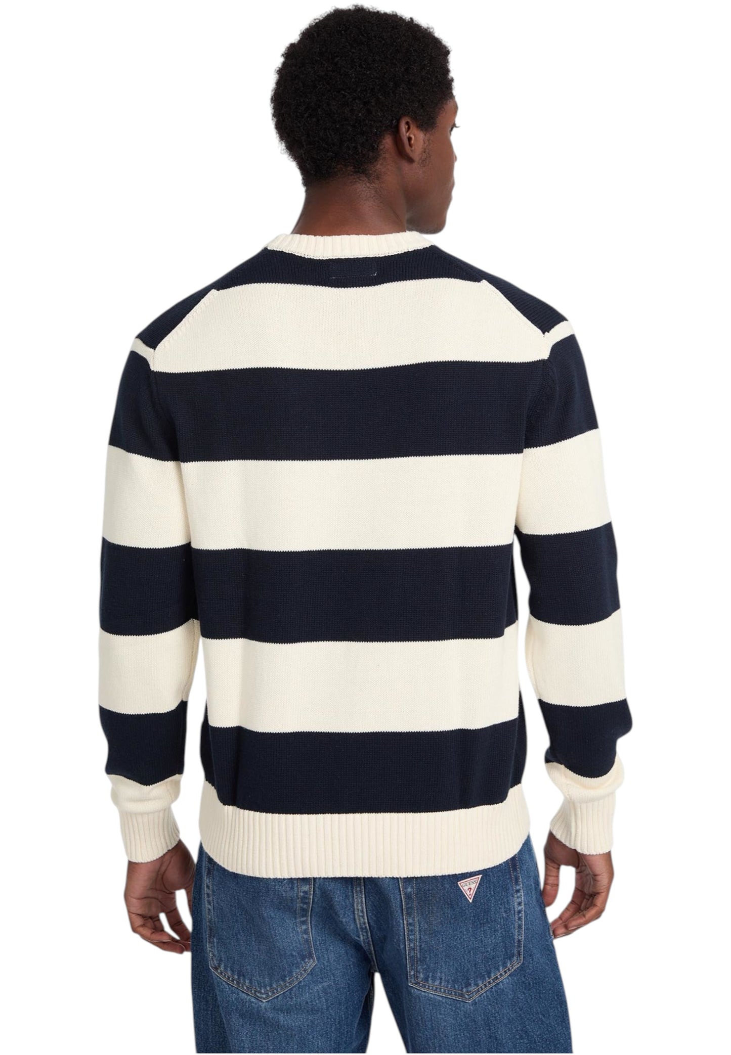 Maglione A Girocollo Uomo Guess Gj Striped M4BR37Z3HM1