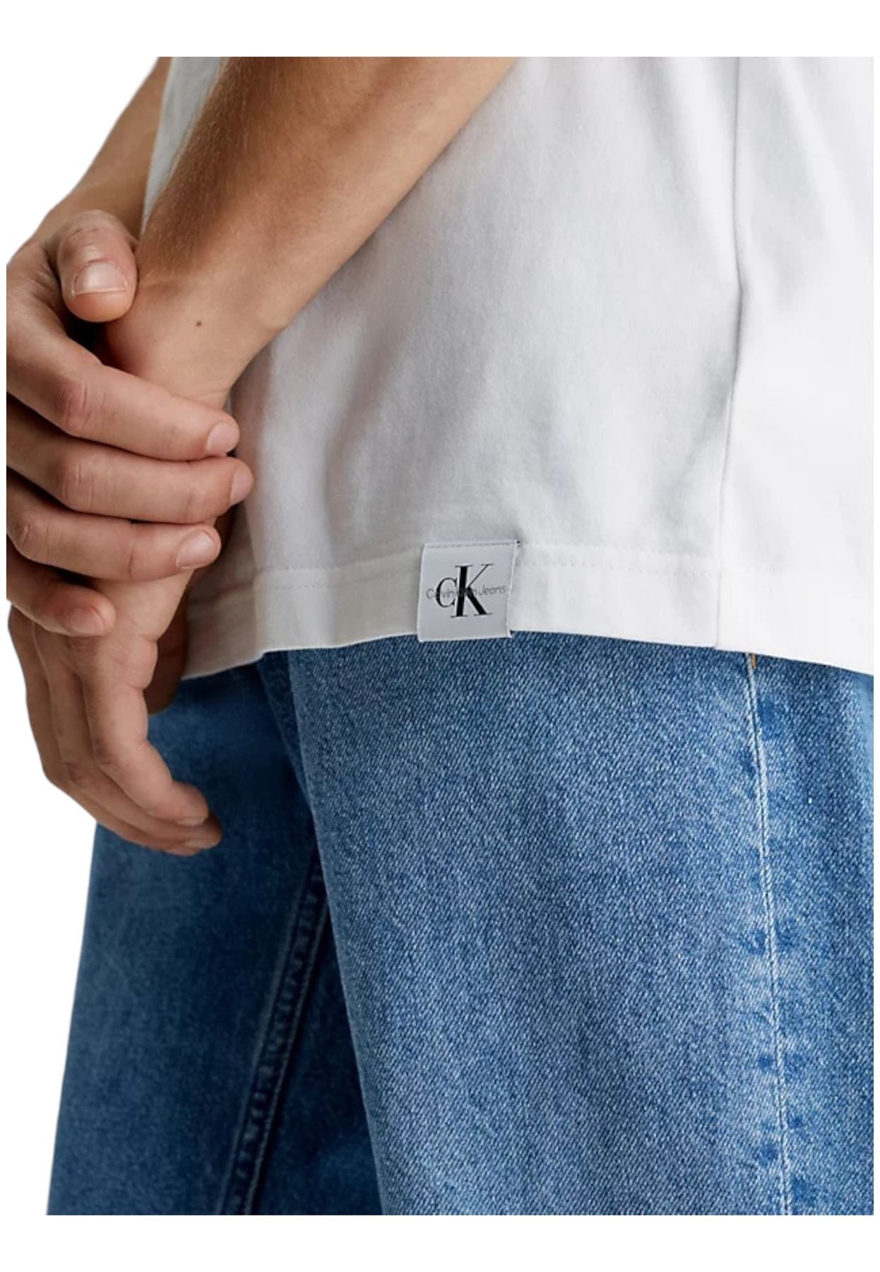 T-Shirt Manica Corta Uomo Calvin klein Jeans Logo Tab J30J323294