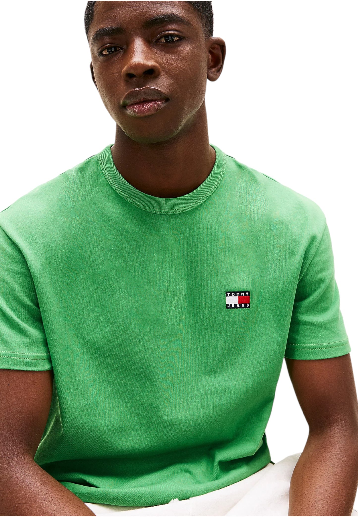 T-Shirt Manica Corta Uomo Tommy Jeans  Tjm Reg Badge Ex