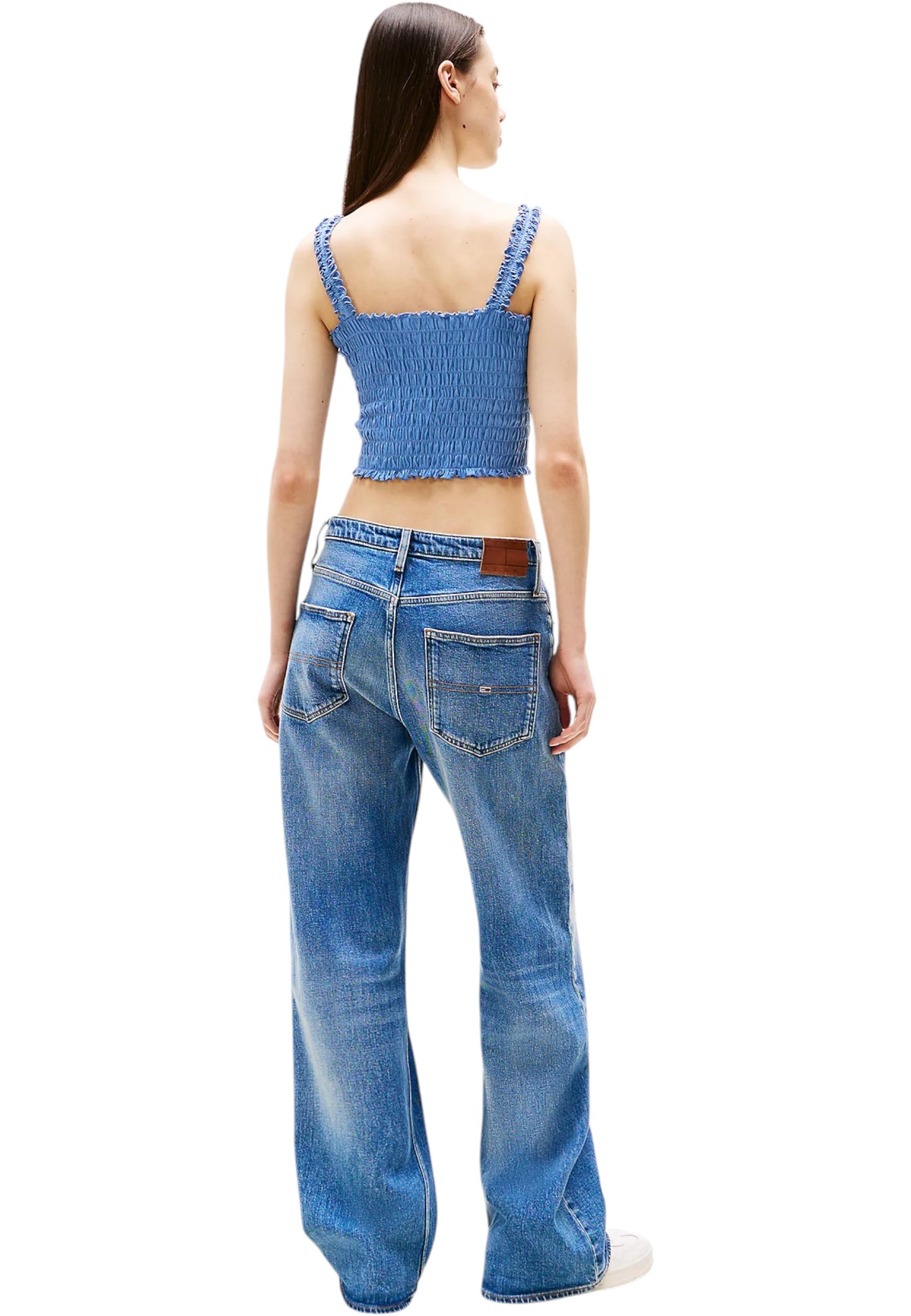 Top Donna Tommy Jeans Tjw Smock Varsity Br