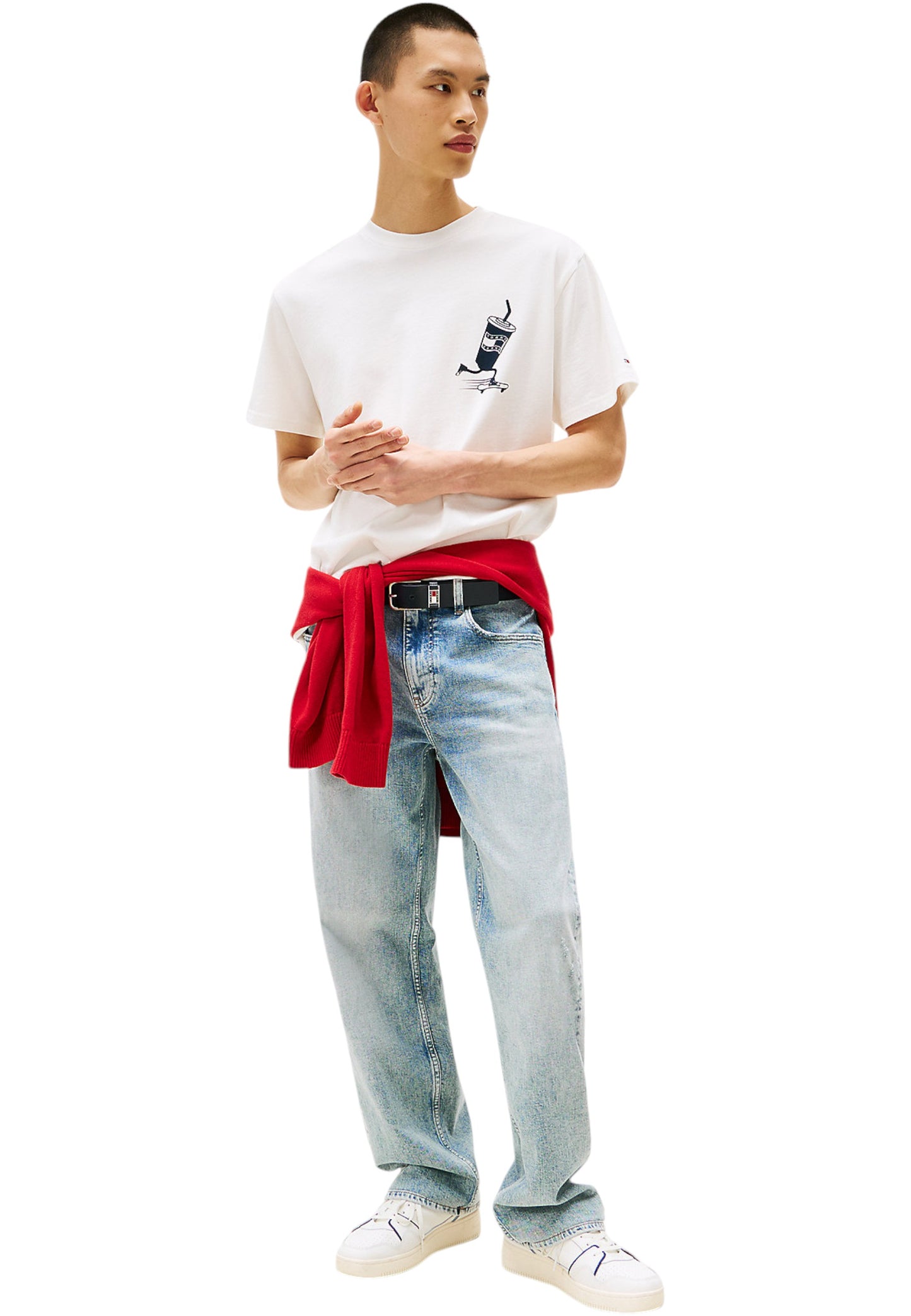 T-Shirt Manica Corta Uomo Tommy Jeans Tjm Relaxed Skater Back DM0DM21830