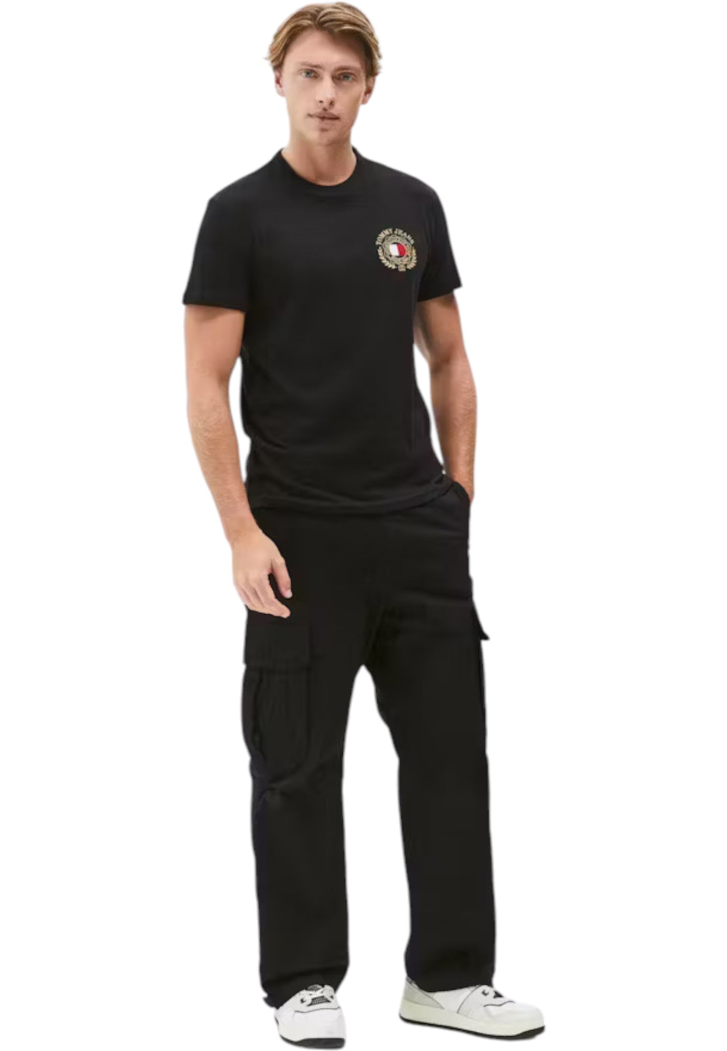 T-Shirt Manica Corta Uomo Tommy Jeans  Tjm Reg Tommy Crest