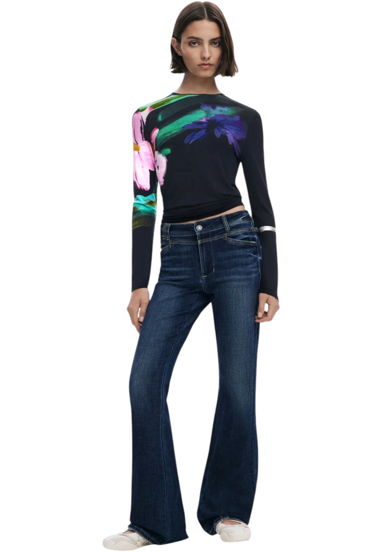 T-Shirt Donna Desigual Ts Lena 25WWTK32