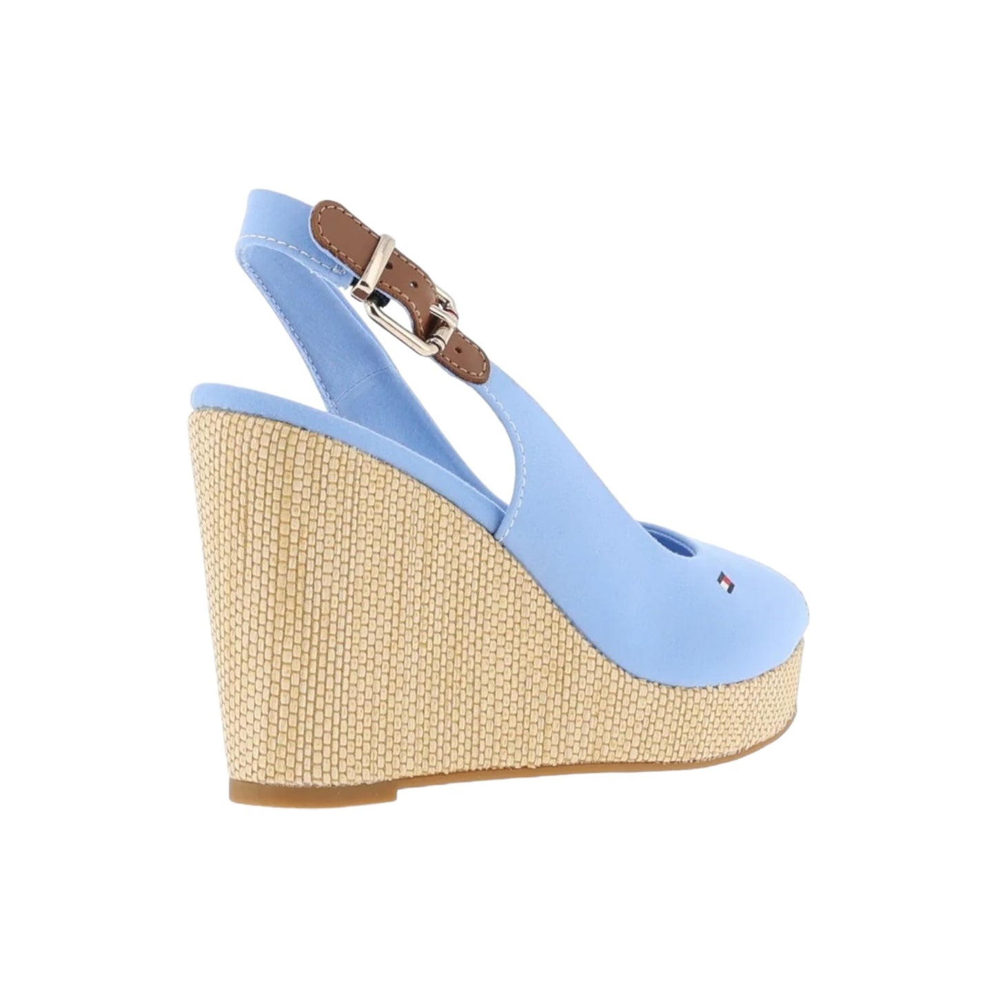 Sandali Con Zeppa Donna Tommy Hilfiger Alta Iconic Elena Sling Back Wedge FW0FW04789
