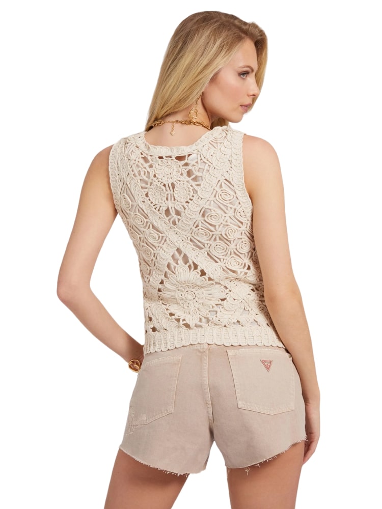 Top Senza Maniche Donna Guess W2GR42Z2ZS0
