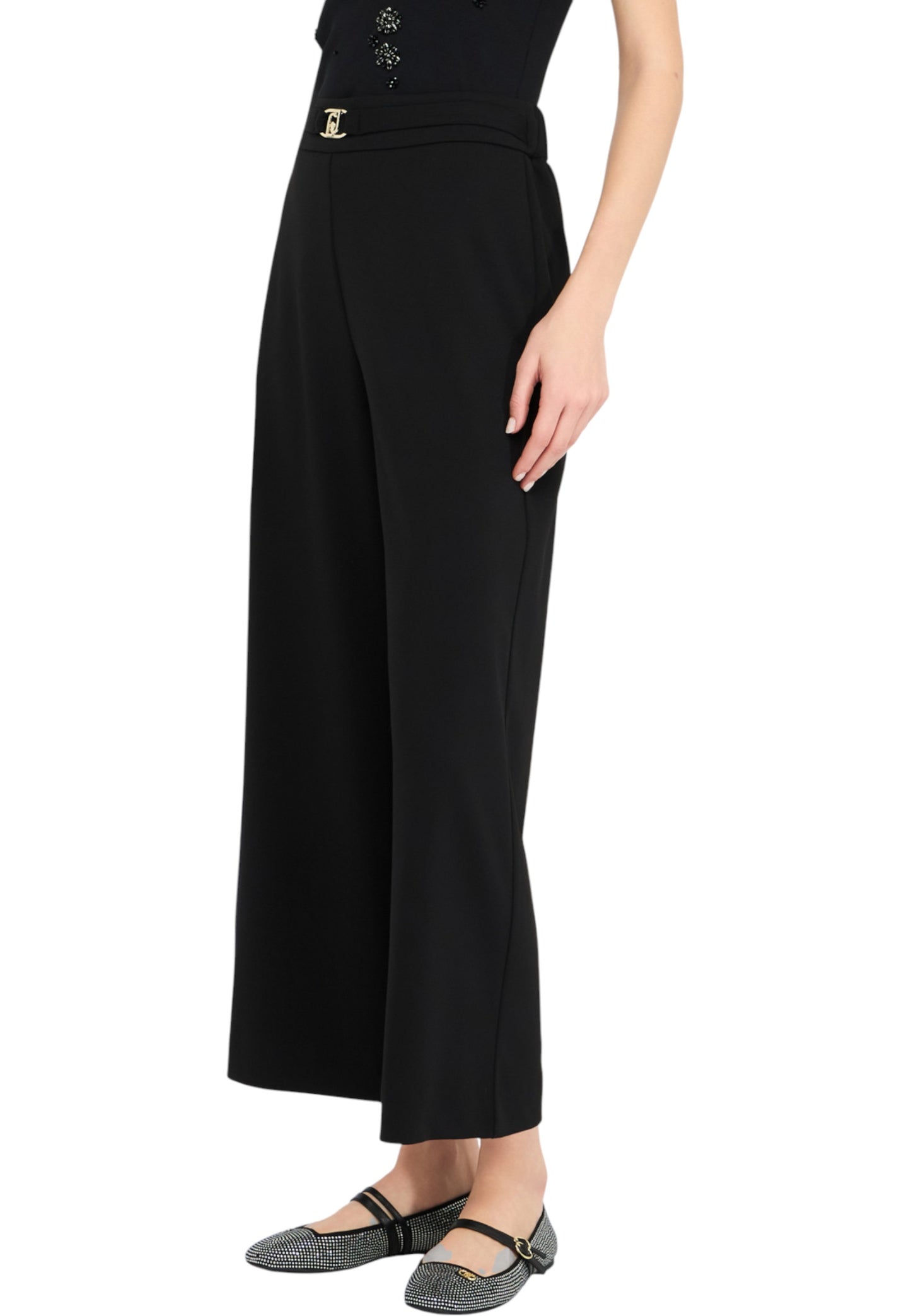 Pantaloni Flare Fit Donna Liu Jo Cropped MF5260J1930