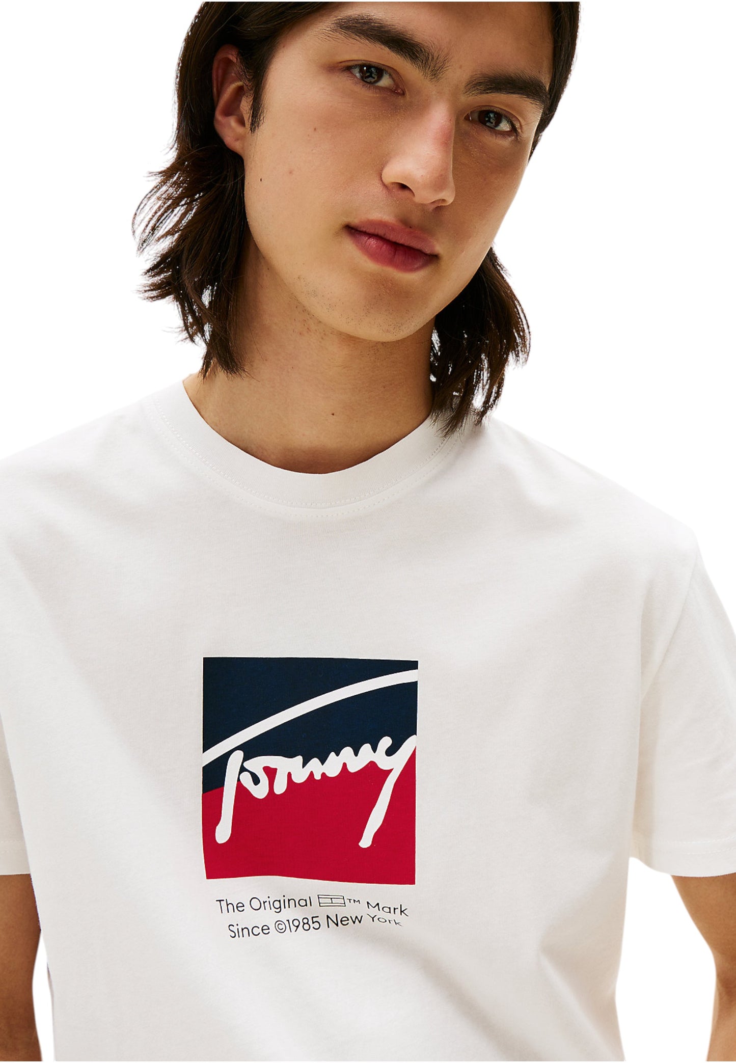 T-Shirt Manica Corta Uomo Tommy Jeans Tjm Regular Rwb Dna DM0DM21940