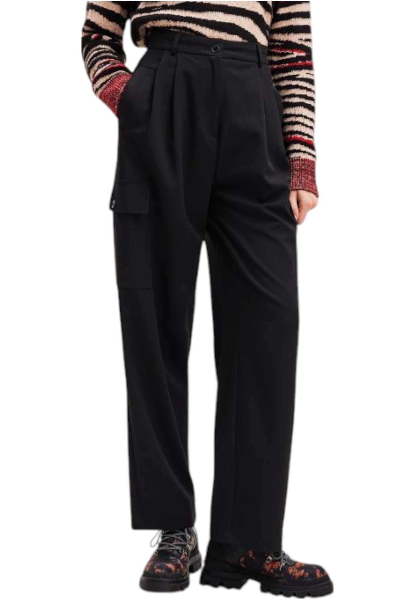 Pantaloni Cargo Donna Desigual 23WWPW06