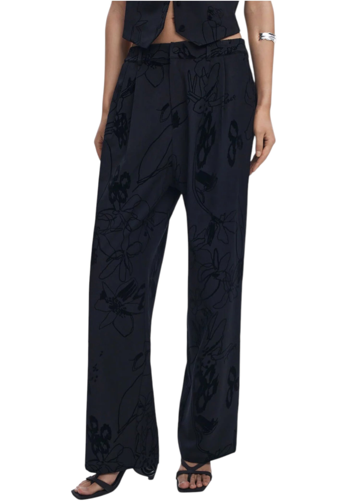 Pantaloni Donna Desigual Pant Flock 25WWPW05