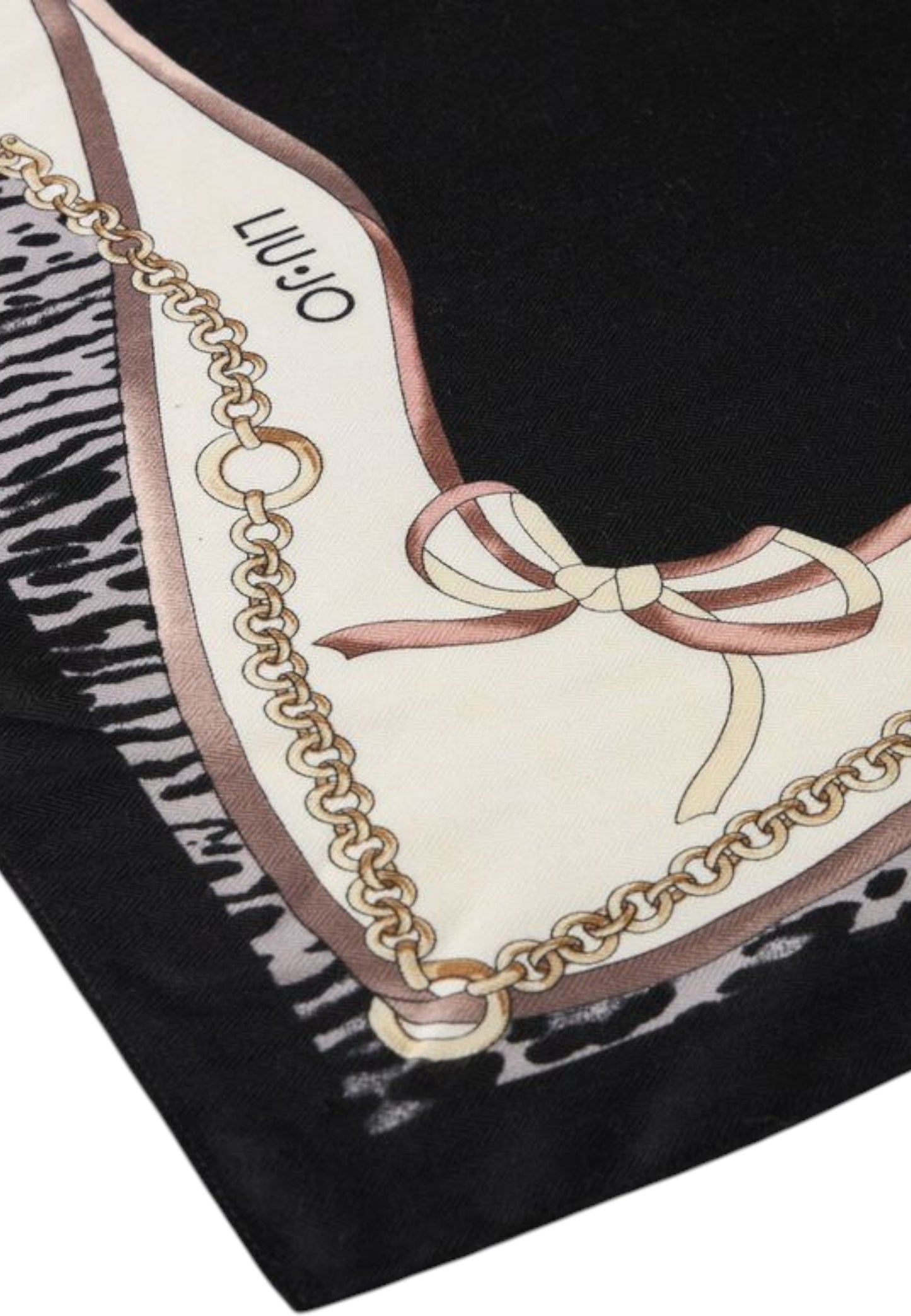 Foulard Donna Liu Jo Ribbon Animalier 120X120 2F5083T0300