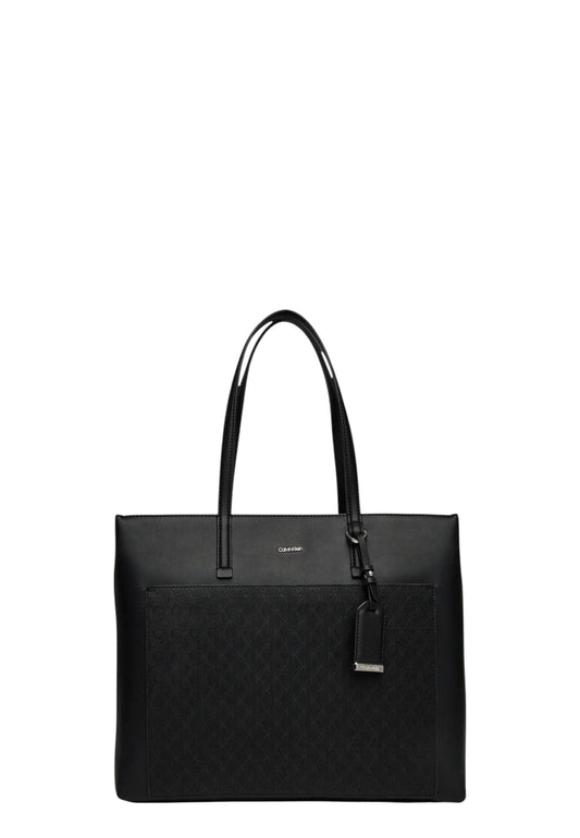 Borsa A Spalla Donna Calvin klein Aop Medium Shopper Ck Must