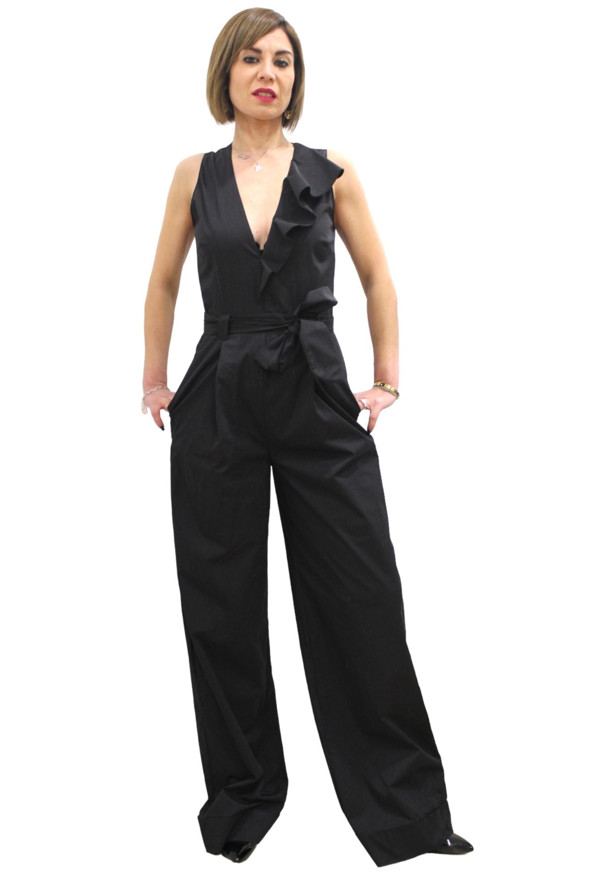 Tuta Jumpsuit Senza Maniche Donna Alessia Santi Lunga 311SD25072