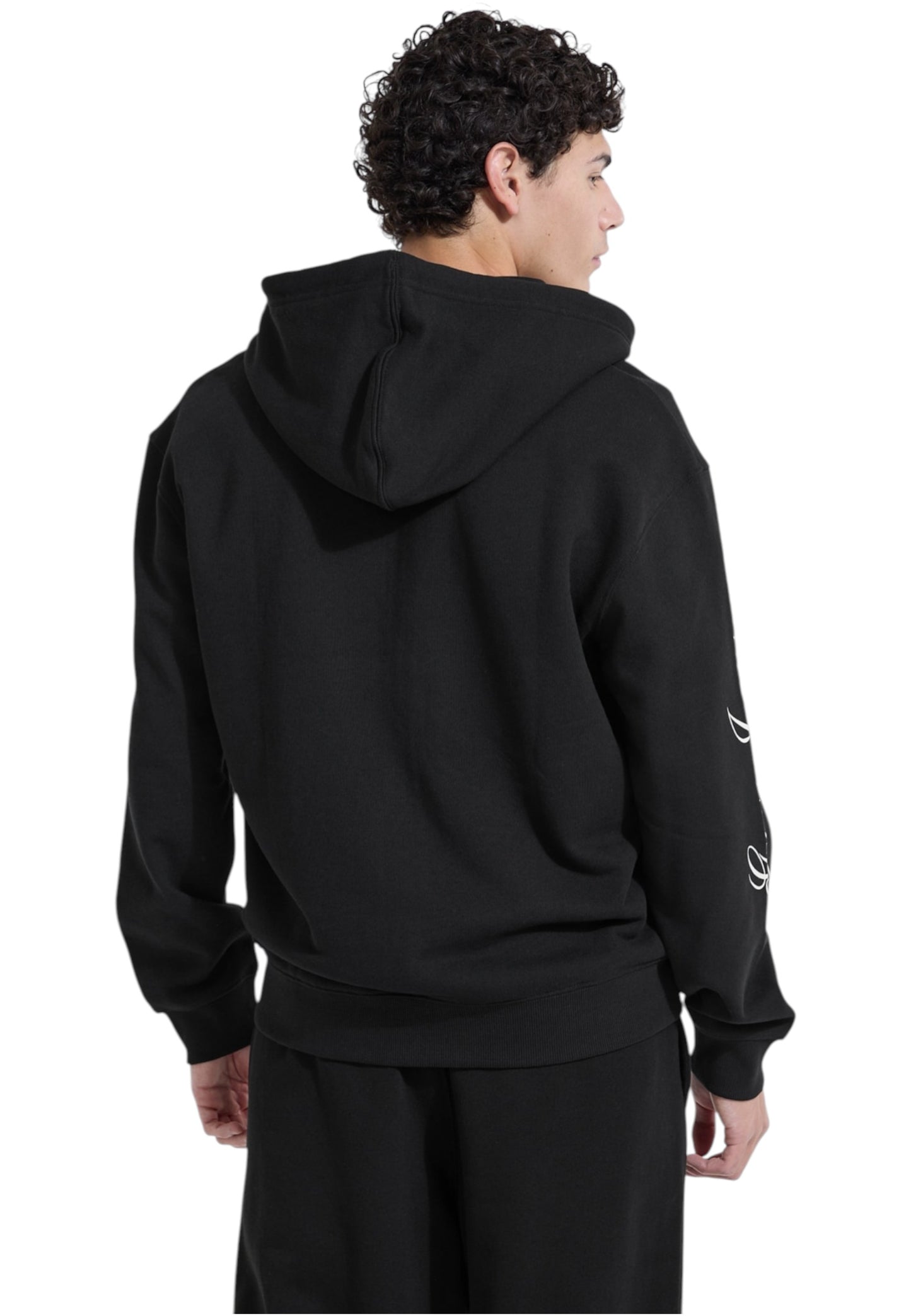 Felpa Con Cappuccio Uomo Guess Con Zip Regular Fit Gj Script M5YQ15KCPR1