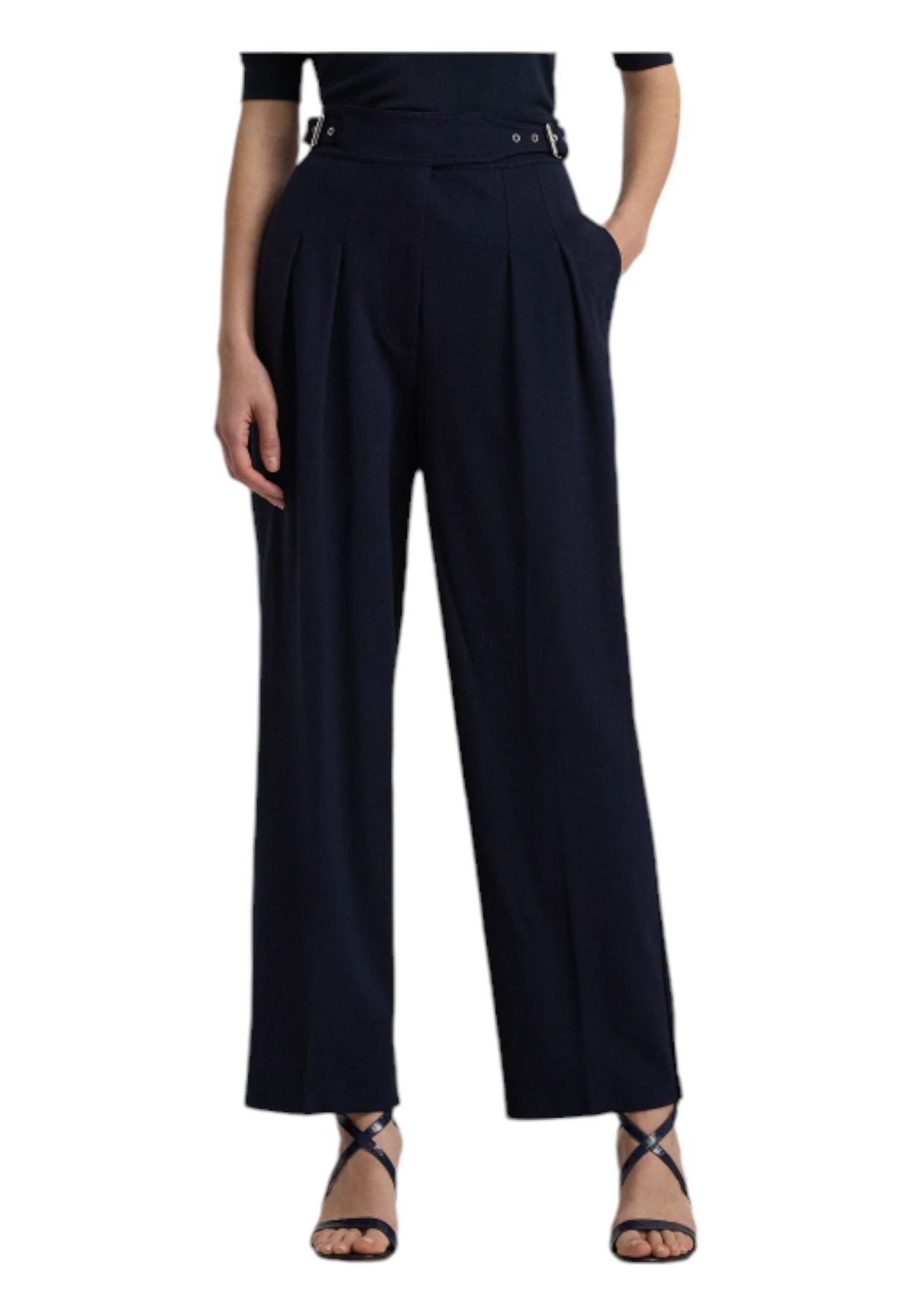 Pantaloni Donna Lauren Ralph Lauren Plissettati Cropped Zattary 200909227