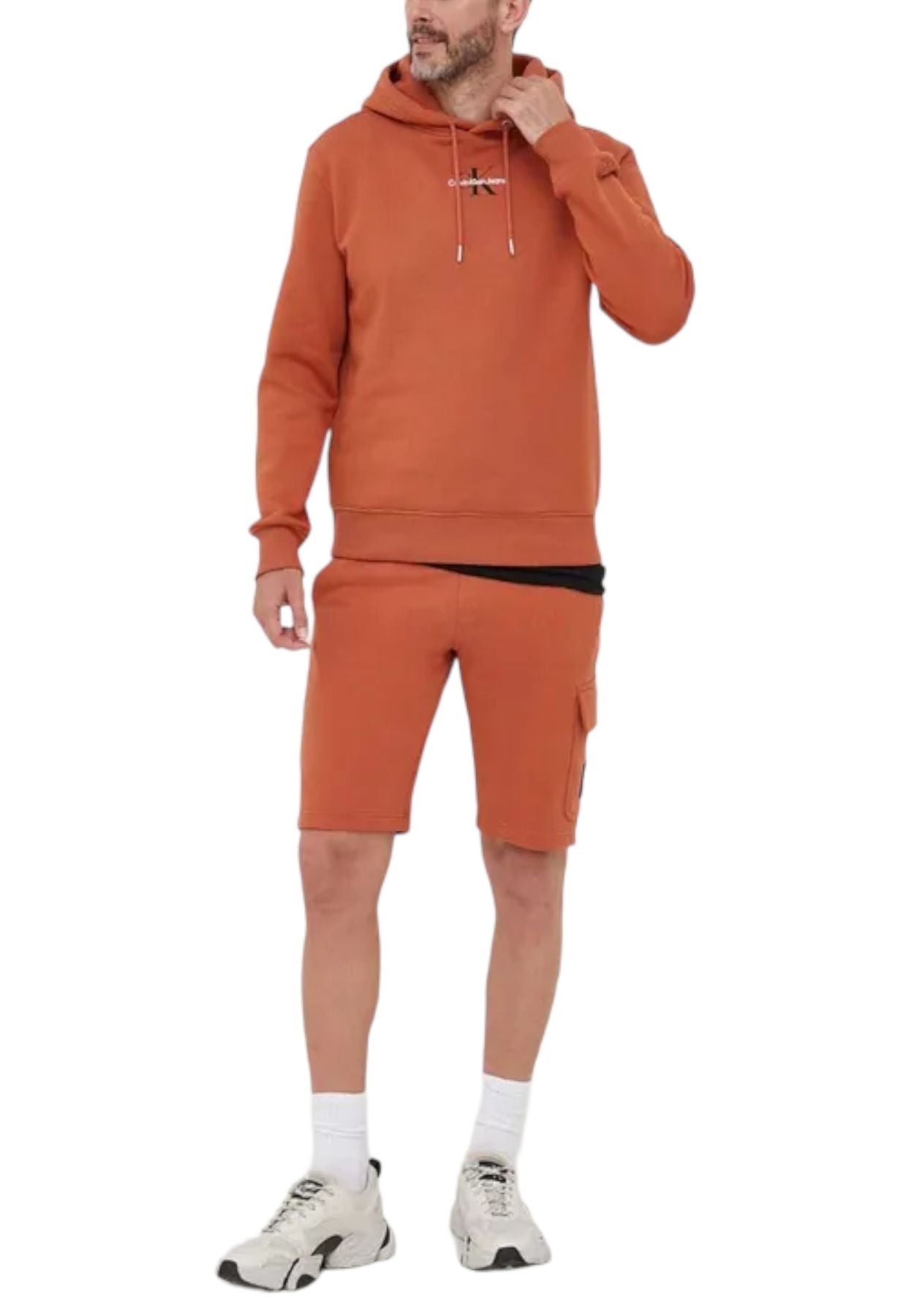 Felpa Con Cappuccio Uomo Calvin klein Jeans J30J323749