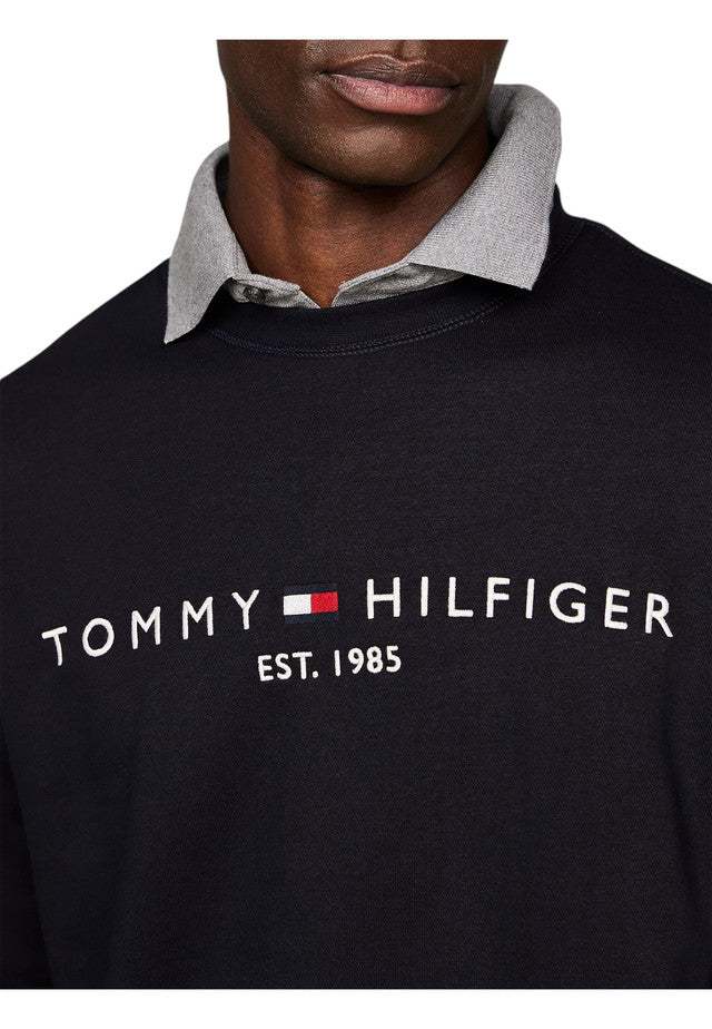 Felpa A Girocollo Uomo Tommy Hilfiger Tommy Logo MW0MW11596