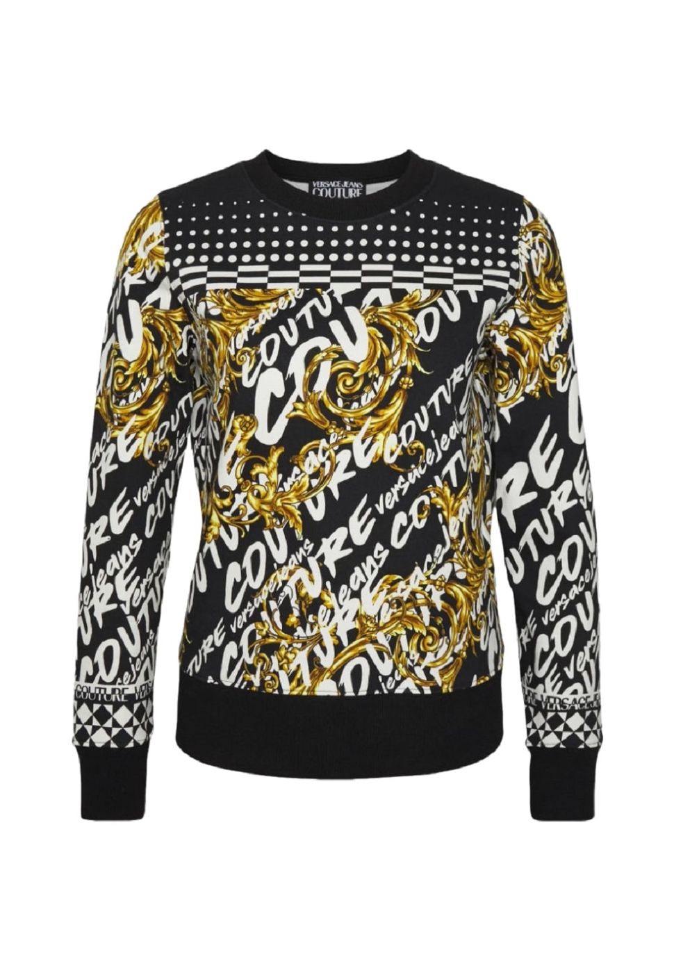 Felpa A Girocollo Donna Versace Jeans Couture 73HAI3A9FS052