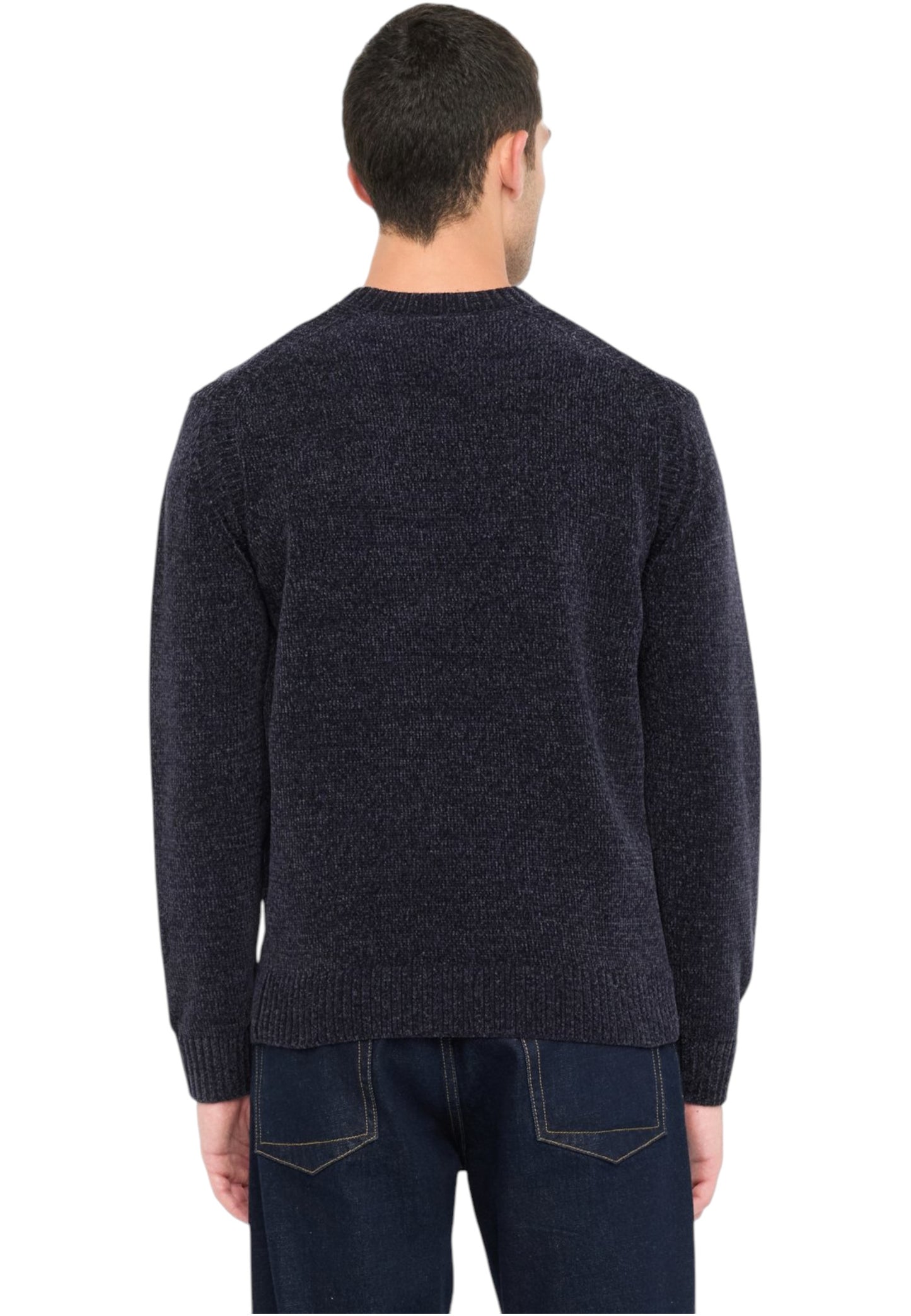 Maglione A Girocollo Uomo Liu Jo In Ciniglia QXX060MA29P