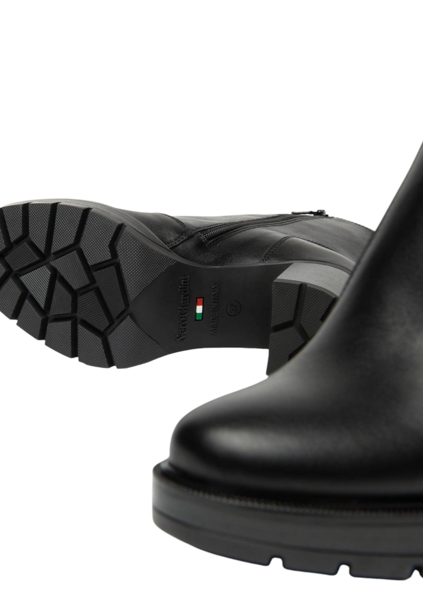 Stivaletti Tronchetti Donna Nero Giardini Tacco 8 CM I514852D