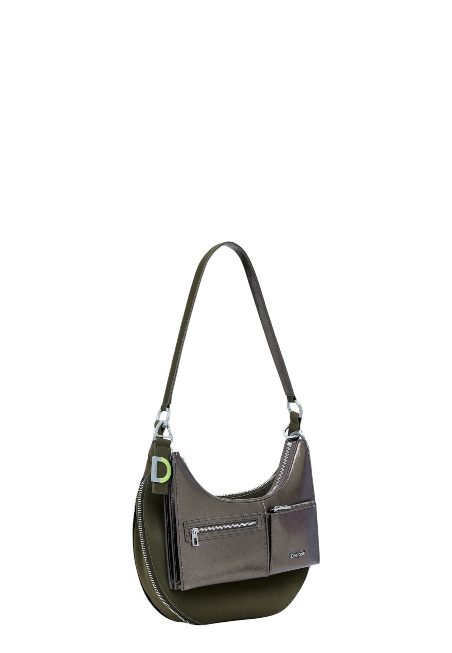 Borsa A Spalla Donna Desigual Delta Lyra Olive 25WAXPAH