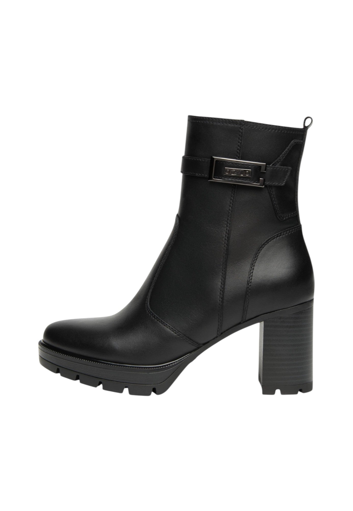 Stivaletti Tronchetti Donna Nero Giardini Tacco 8 CM I514852D