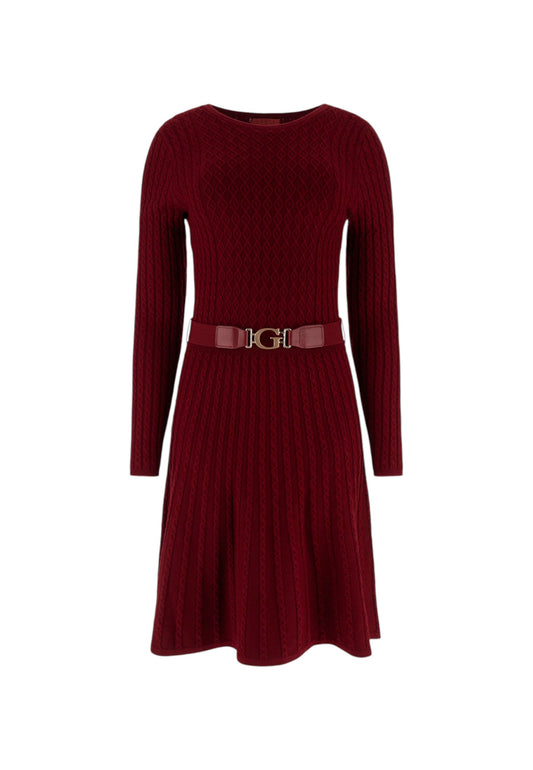 Vestito Midi Donna Guess A Corde Con Cintura Hana W5BK68Z2YJ2