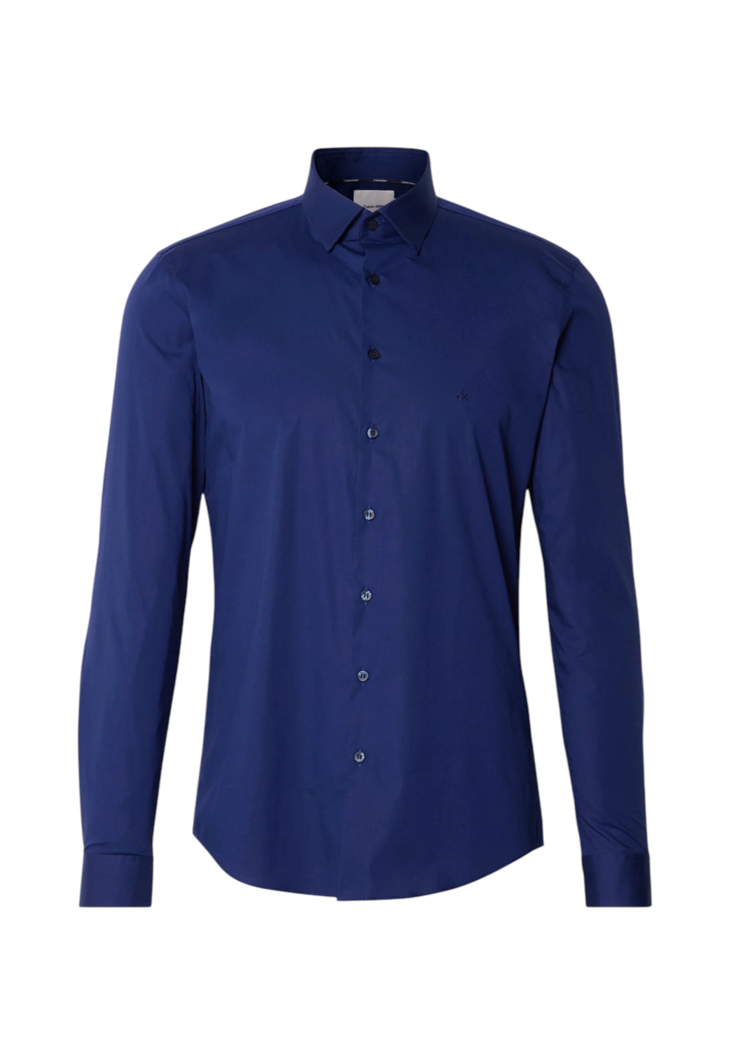 Camicia Manica lunga Uomo Calvin klein  Poplin Stretch Slim