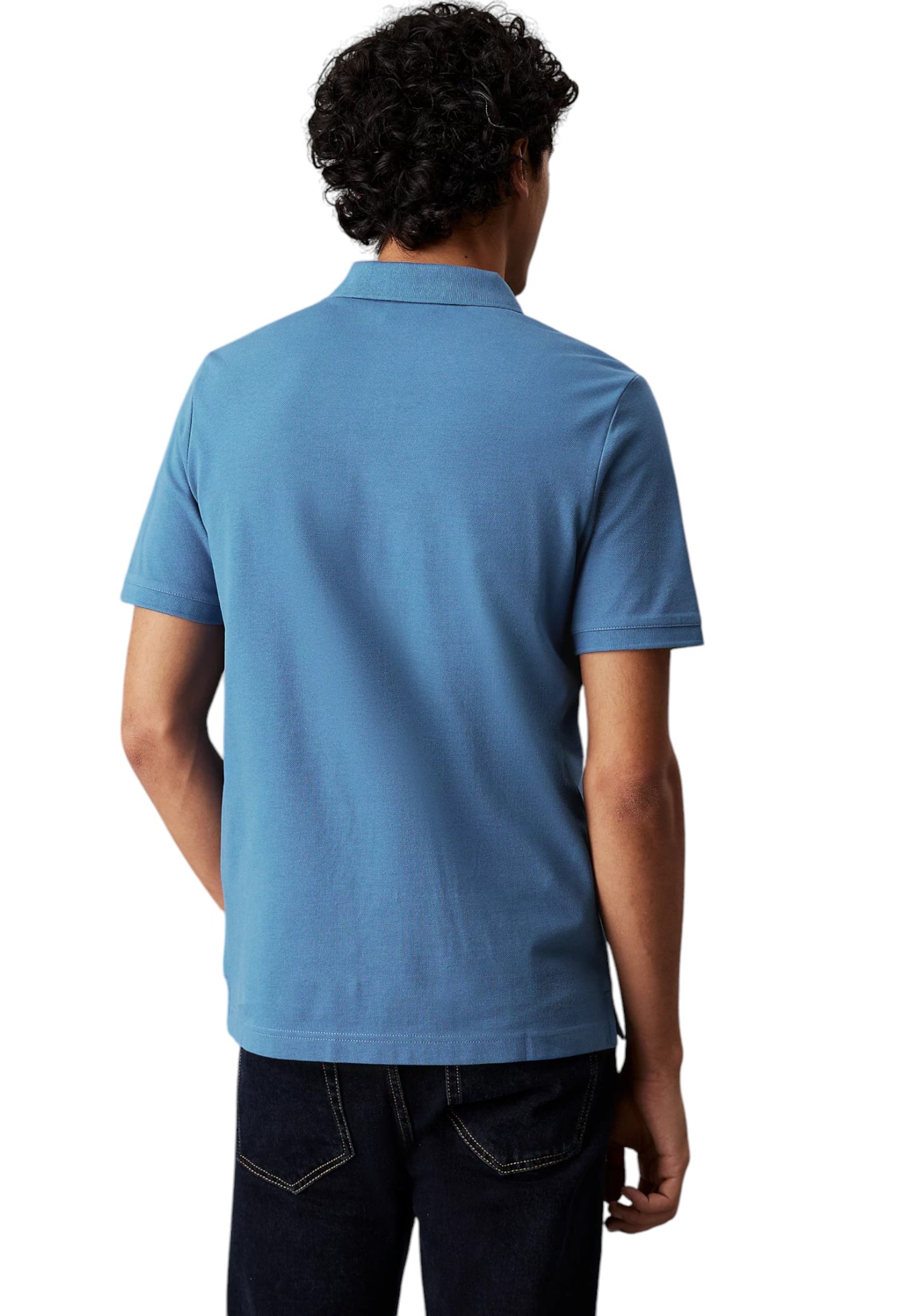 Polo Manica Corta Uomo Calvin klein  Stretch Pique Slim