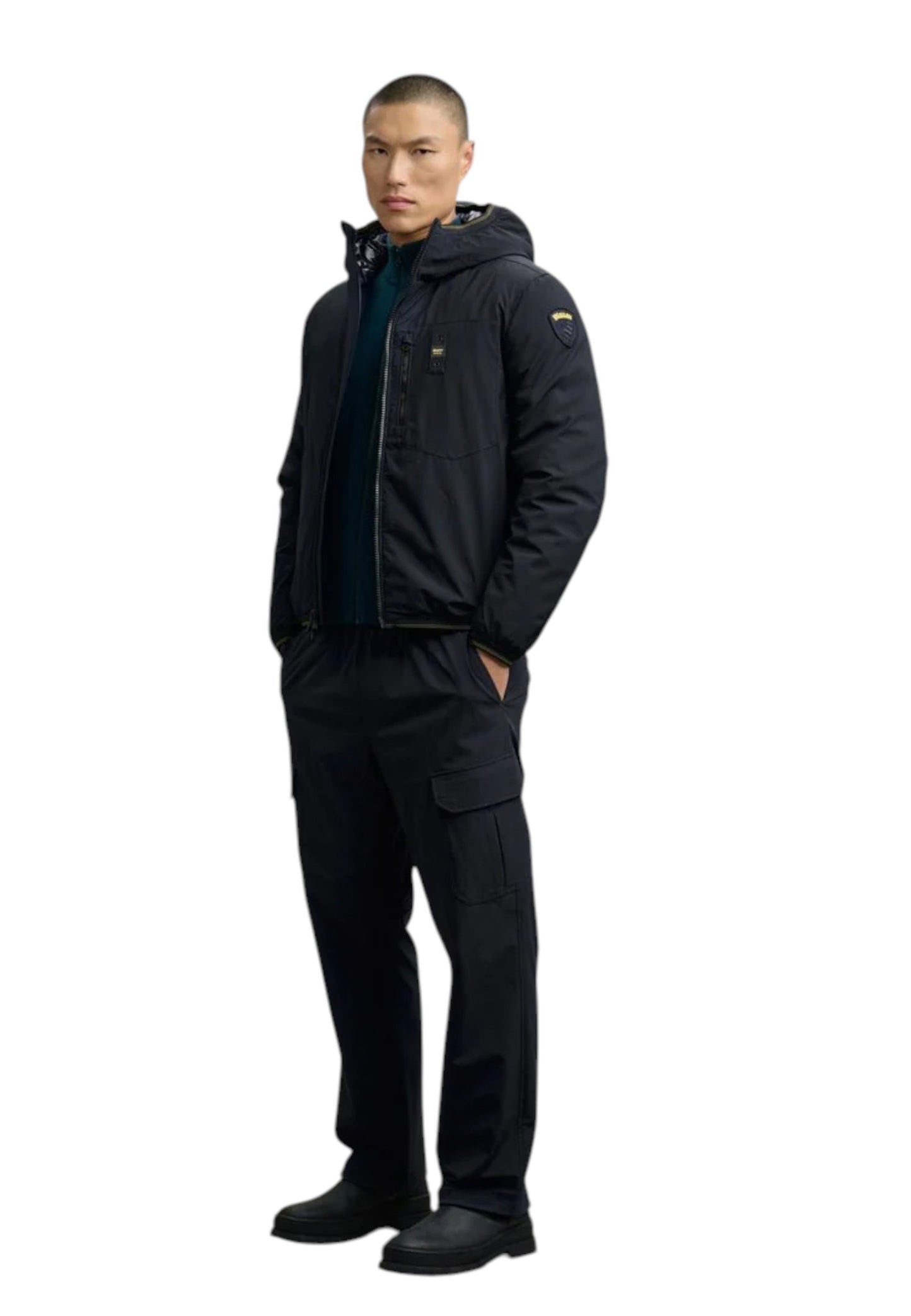 Piumino Corto Uomo Blauer  Derry 25WBLUC08030