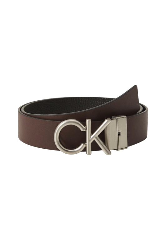 Cintura  Uomo Calvin klein 35Mm Regolabile/Reversibile Ck Hallmark Logo