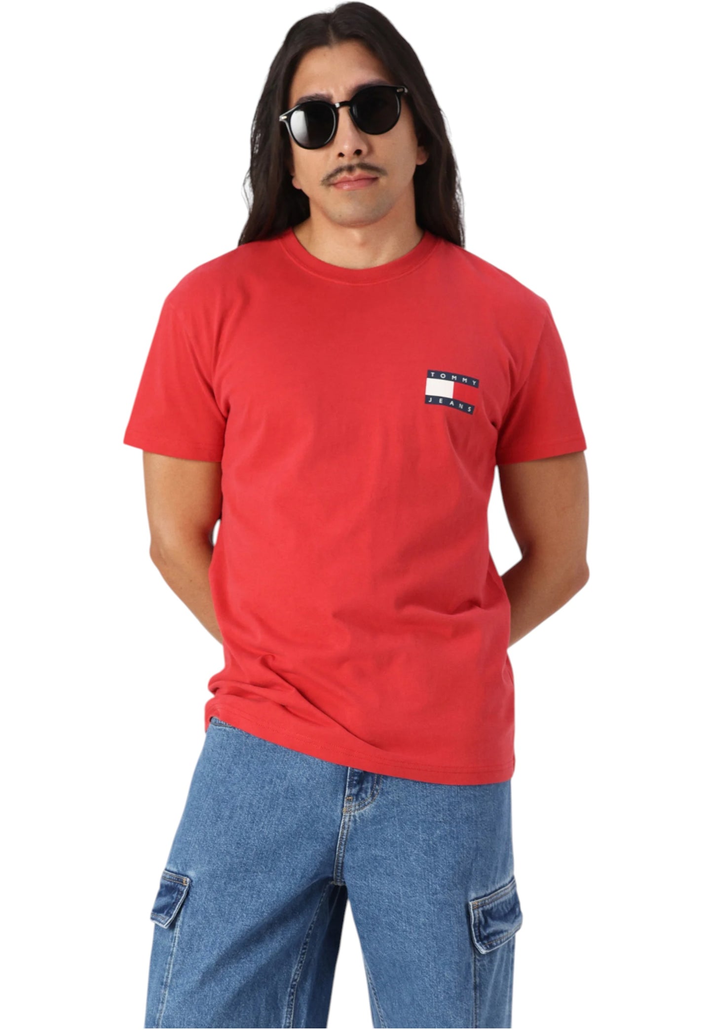 T-Shirt Manica Corta Uomo Tommy Jeans Tjm Reg Heritage Flag
