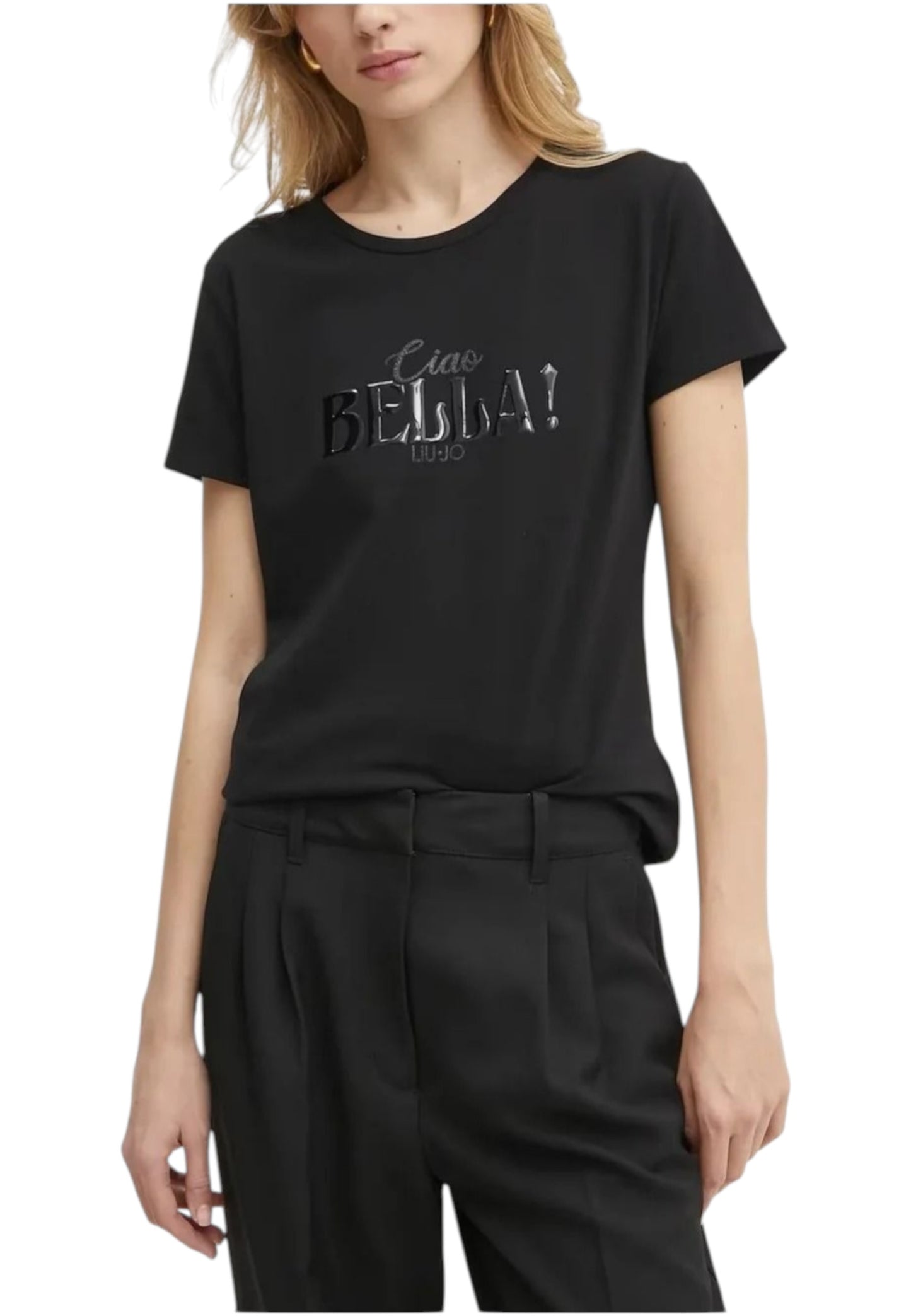 T-Shirt Manica Corta Donna Liu Jo  Ciao Bella TA5214JS003