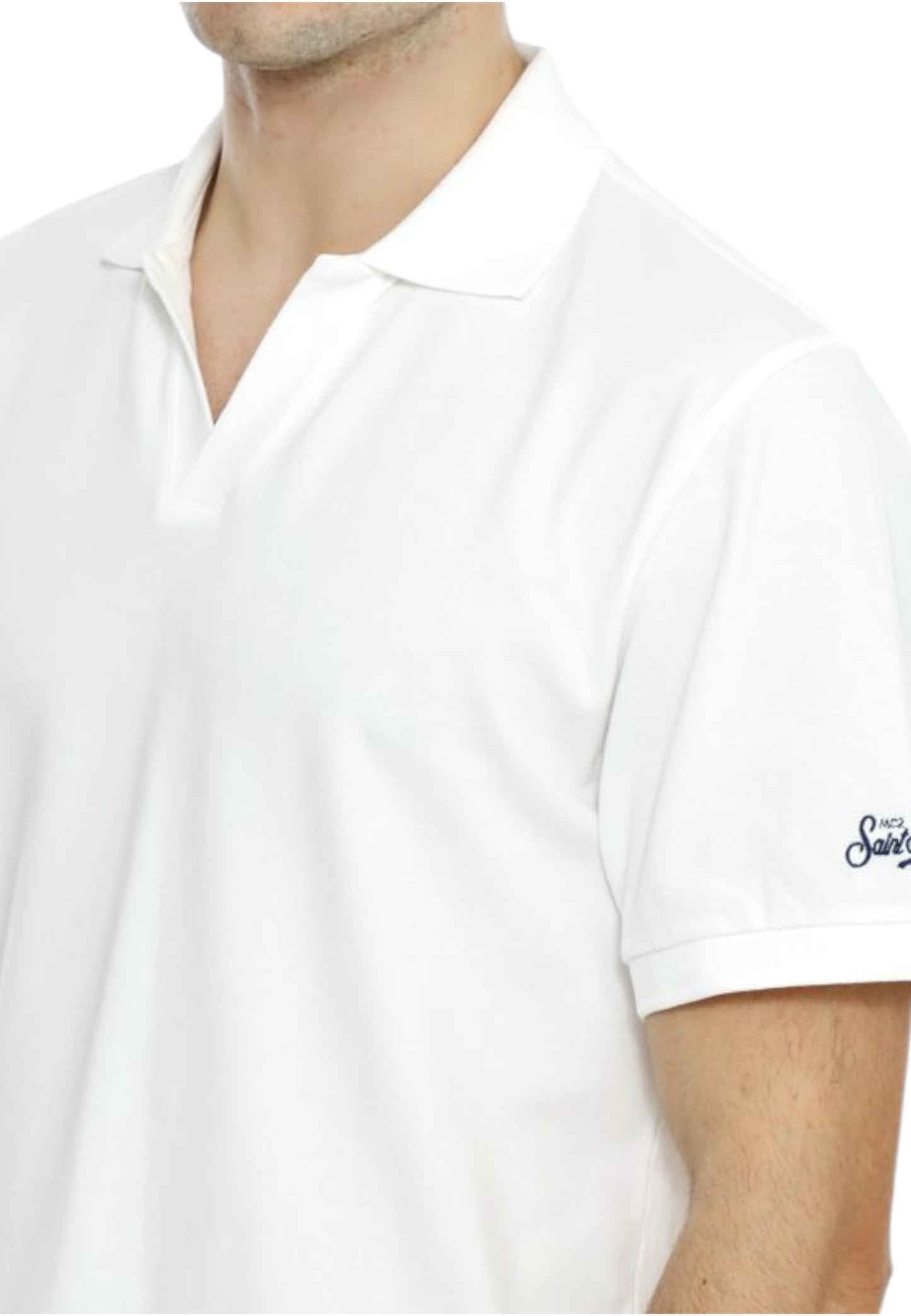 Polo Manica Corta Uomo Mc2 Saint Barth Piquet Charles