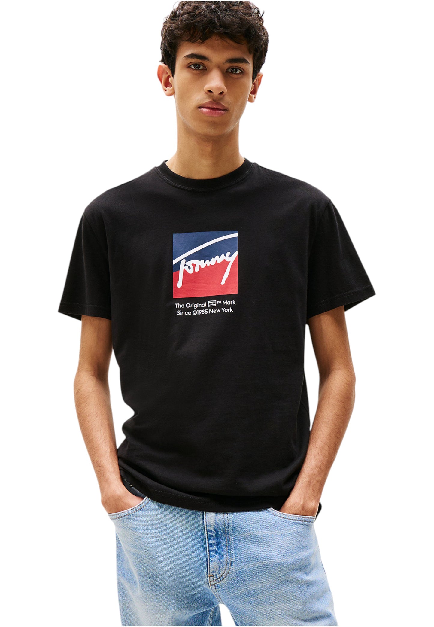 T-Shirt Manica Corta Uomo Tommy Jeans Tjm Regular Rwb Dna DM0DM21940