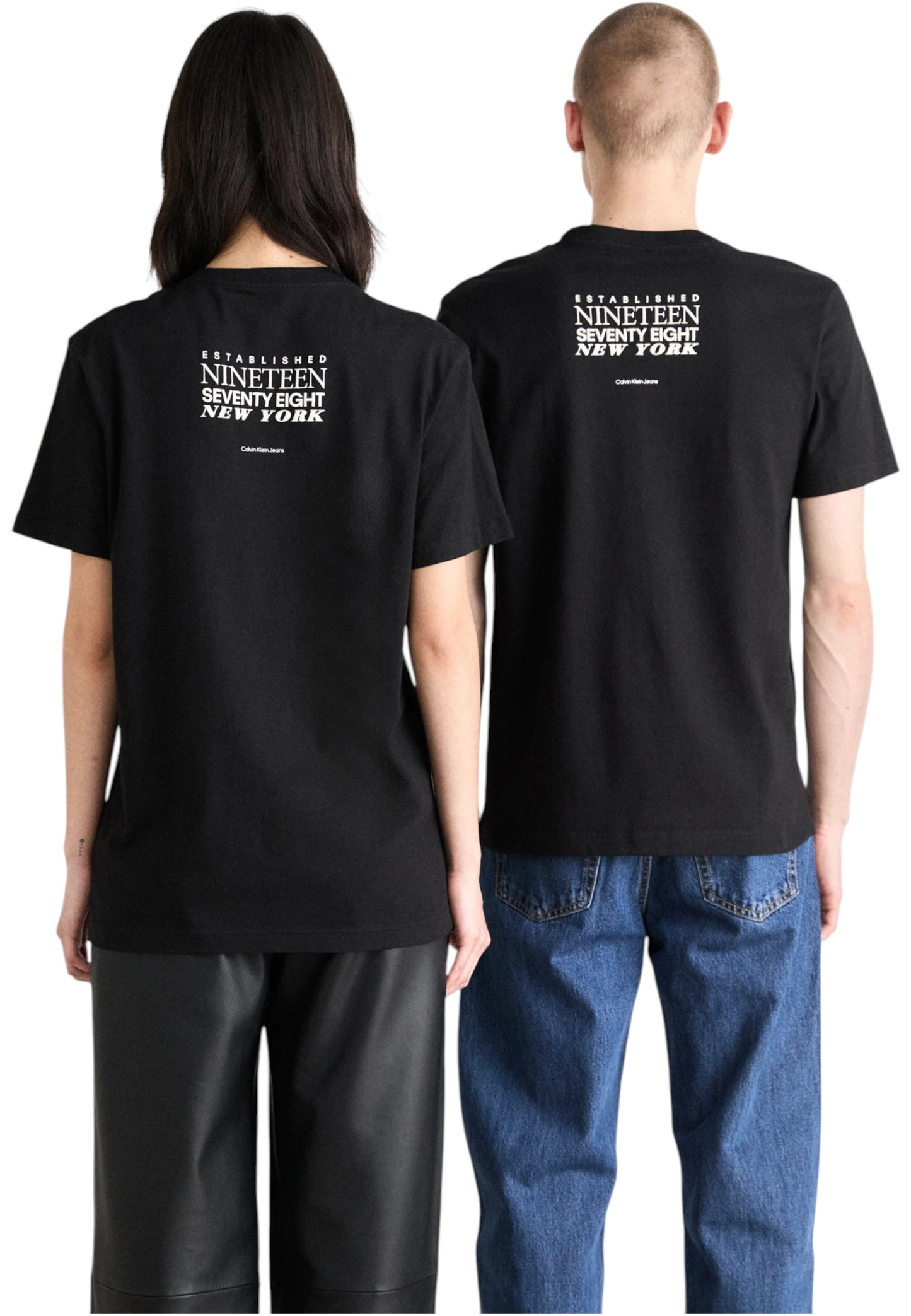 T-Shirt Manica Corta Uomo Calvin klein Jeans  Typeface Graphic